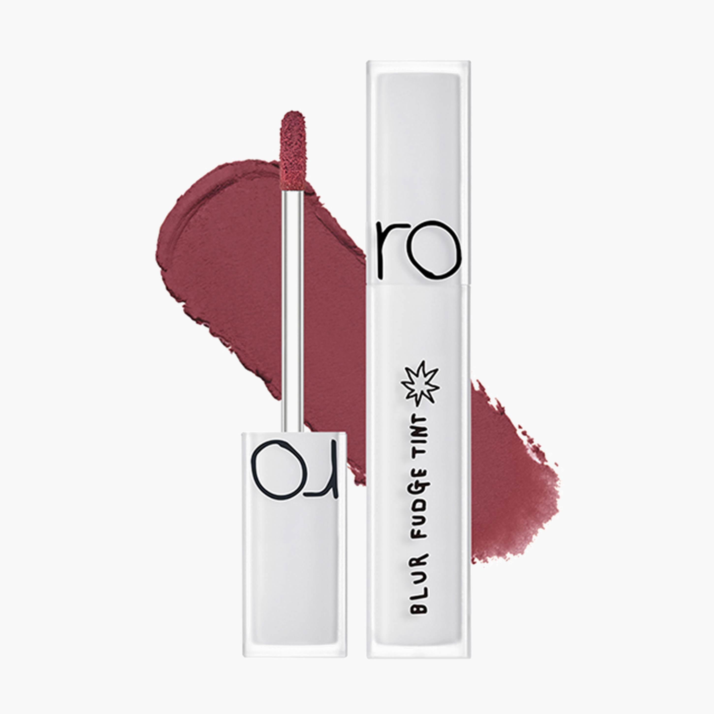 Тинт для губ матовый 18 Bad Berry | Rom&nd X Inapsquare Blur Fudge Tint 18 Bad Berry