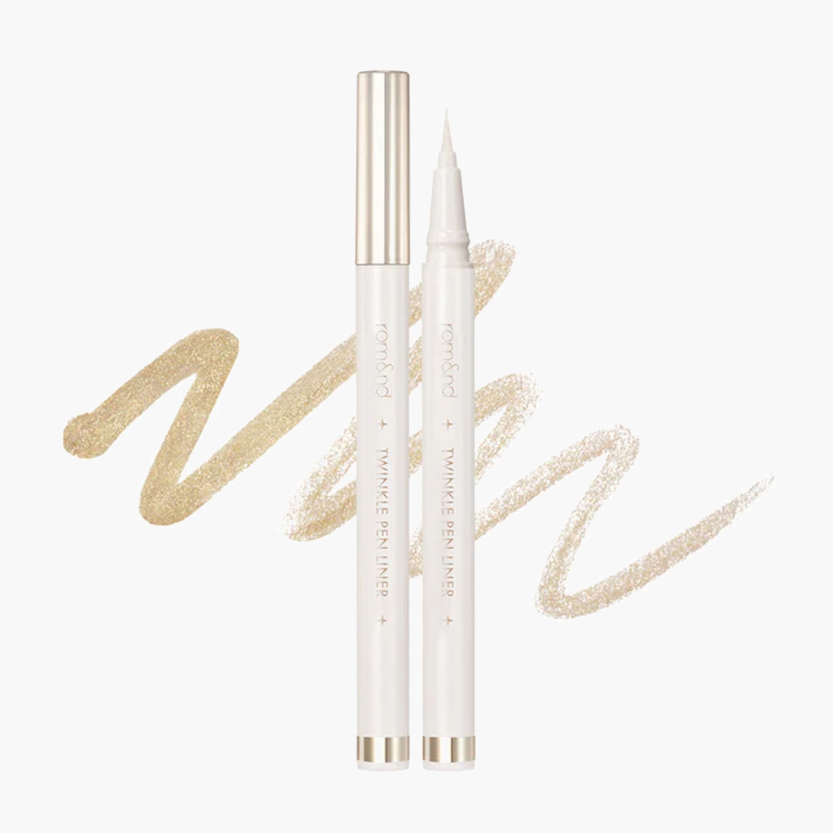 Подводка сияющая для век 02 Golden Wave | Rom&nd Twinkle Pen Liner 02 Golden Wave
