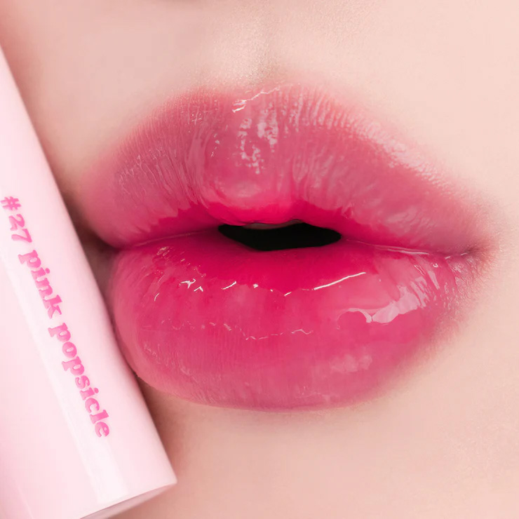 (Для Онлайн Продаж) Тинт глянцевый для губ | Rom&nd Juicy Lasting Tint 27 Pink Popsicle