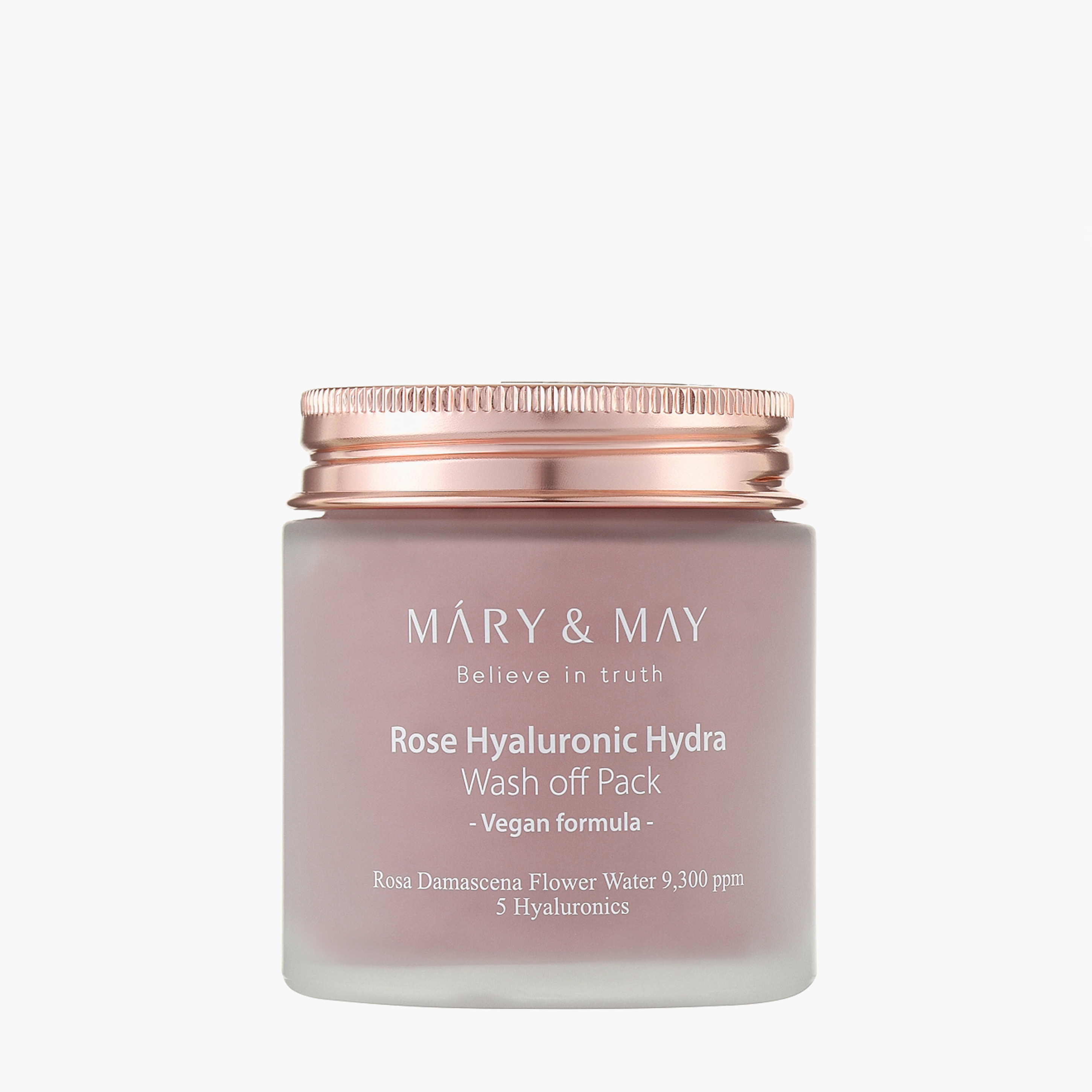Маска для лица глиняная | Mary&May Rose Hyaluronic Hydra Glow Wash Off Pack 125g
