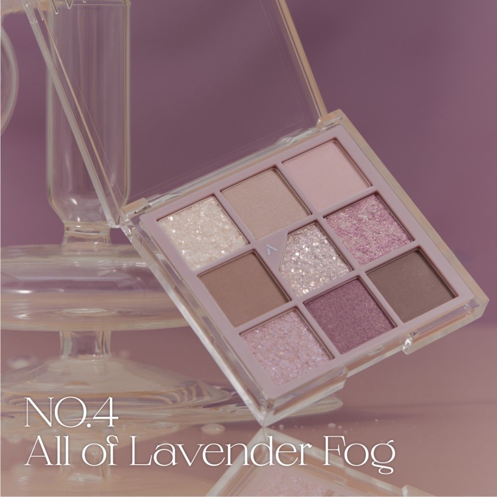 Палетка теней для век | Unleashia Glitterpedia Eye Palette №4 All of Lavender Fog