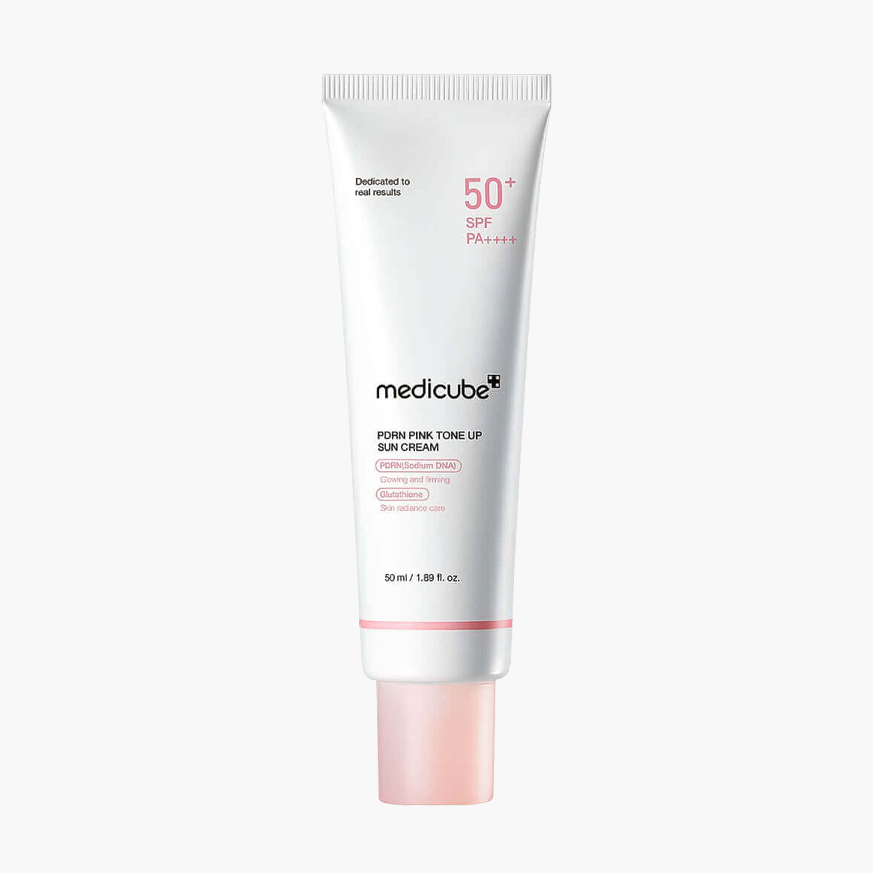 Крем солнцезащитный тонирующий с ПДРН | Medicube PDRN Pink Tone Up Sun Cream SPF50+ PA++++ 50ml