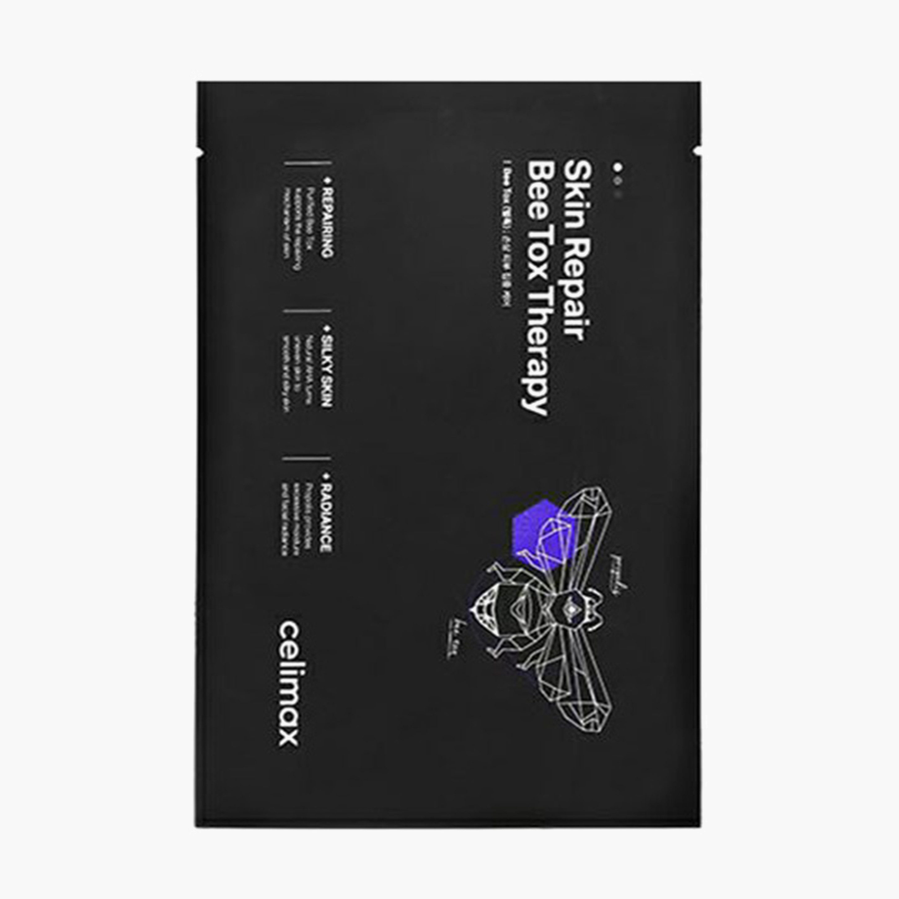 Маска тканевая выравнивающая с прополисом и пчелиным ядом | Celimax Skin Repair Bee Tox Therapy Mask