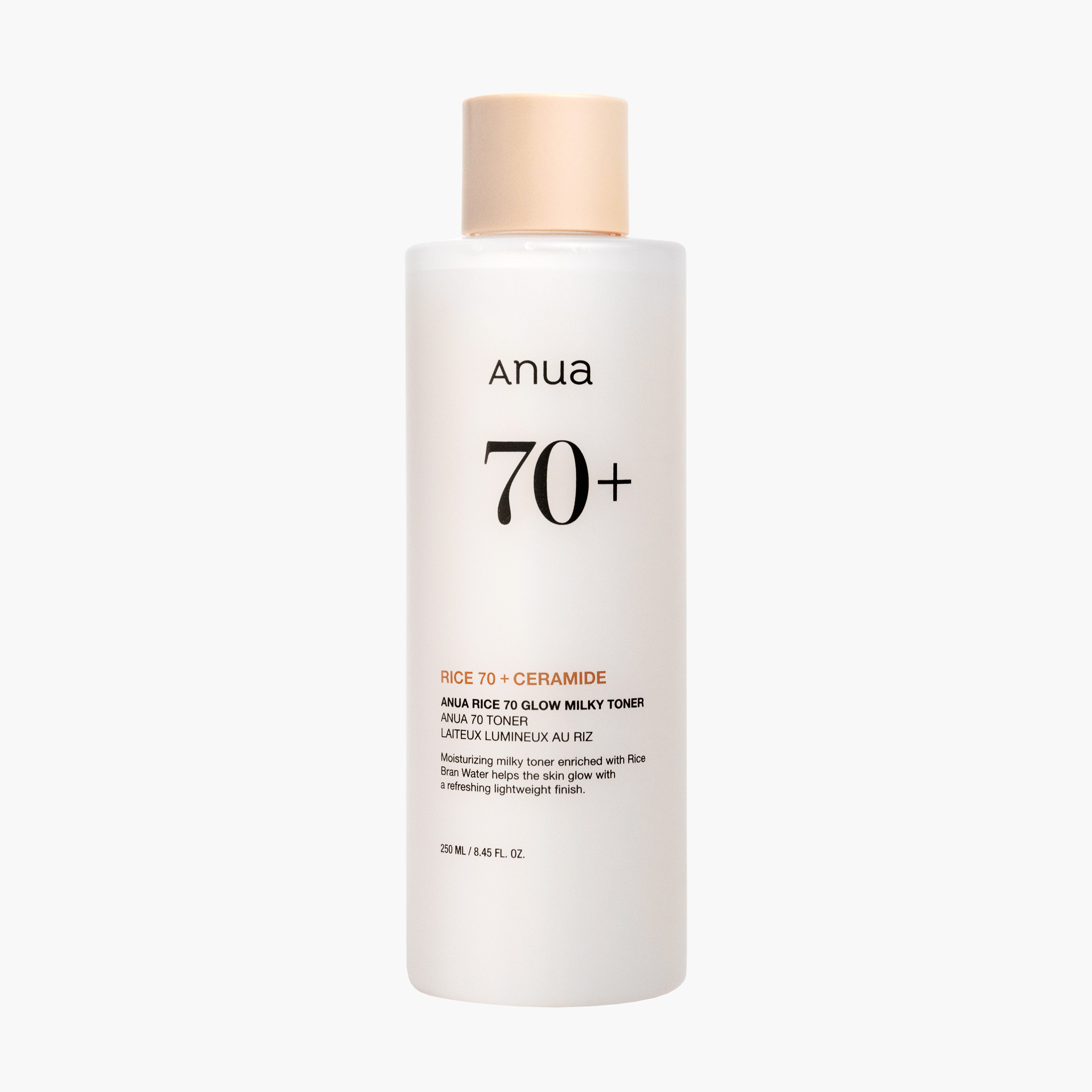 Тонер молочный с рисовым экстрактом и керамидами | ANUA Rice 70 Glow Milky Toner 250ml