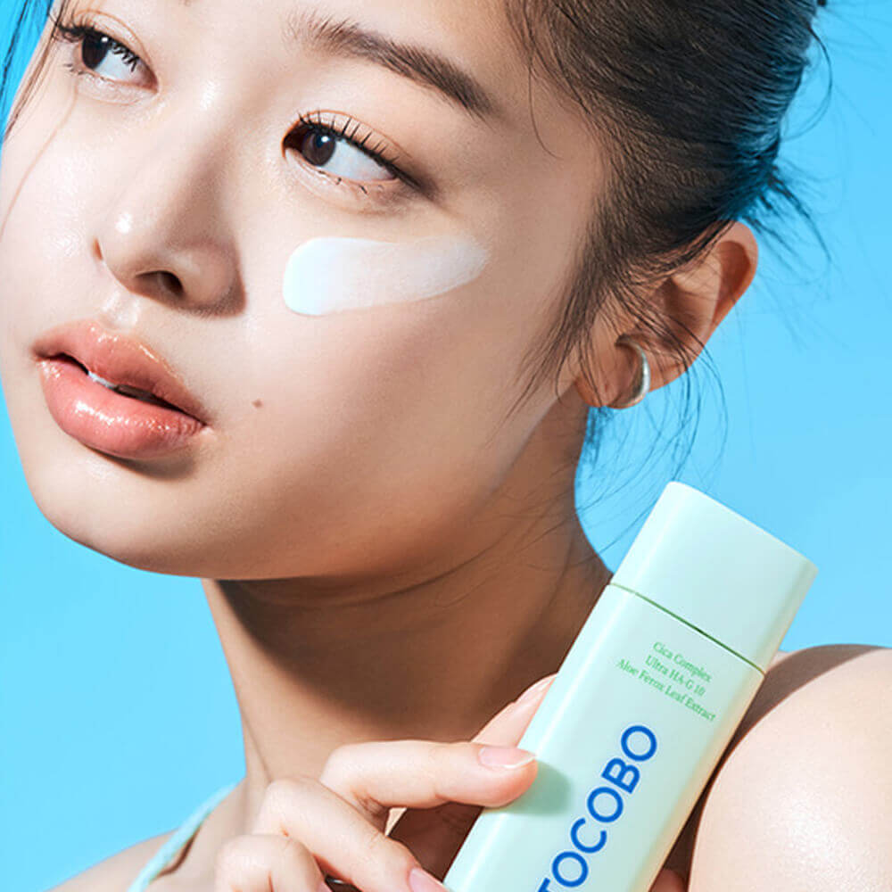 Сыворотка cолнцезащитная для лица с экстрактом центеллы 50ml  | Tocobo Cica Calming Sun Serum SPF50+