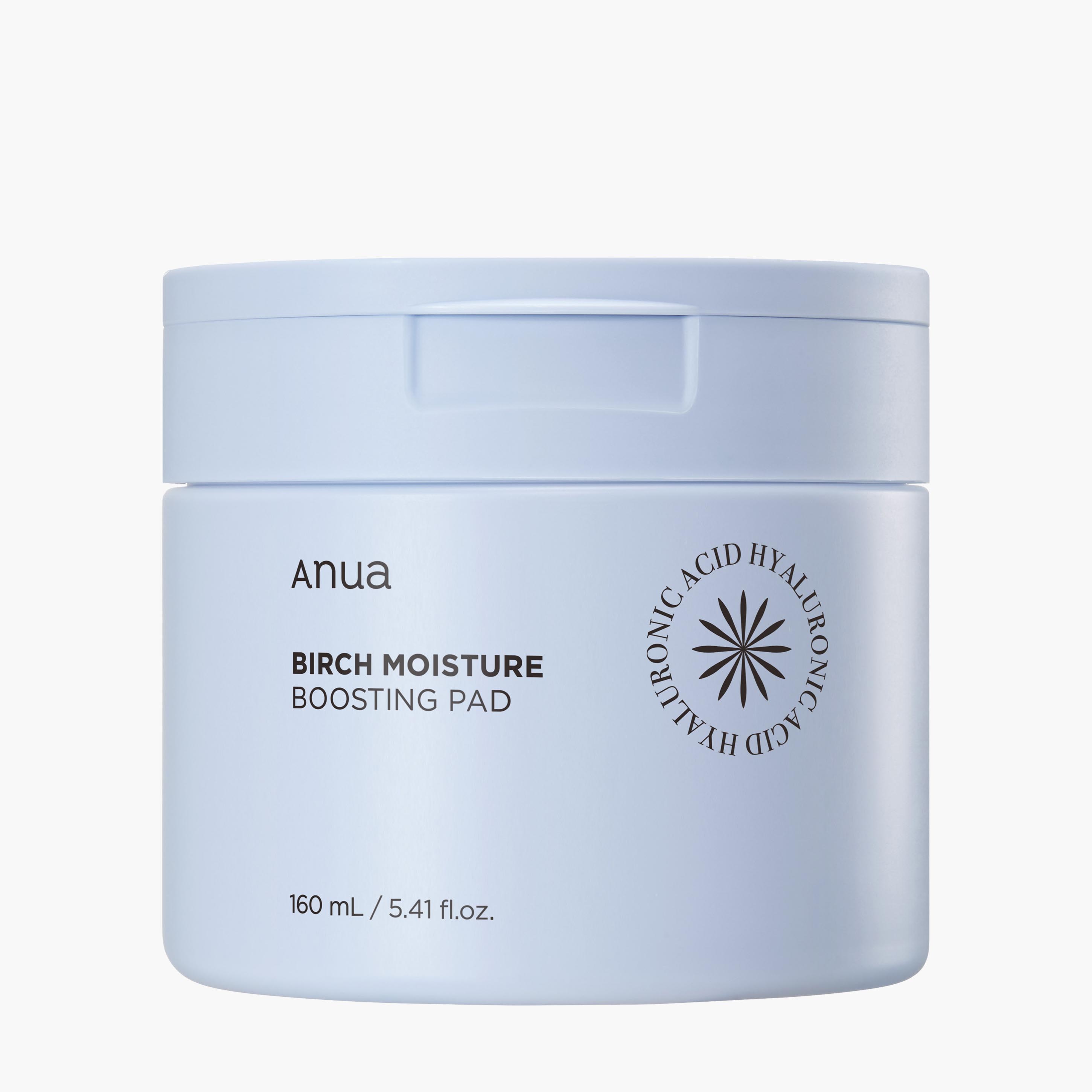 Тонер-пэды увлажняющие для лица с берёзовым соком 70 шт | ANUA Birch Moisture Boosting Pad 160 ml