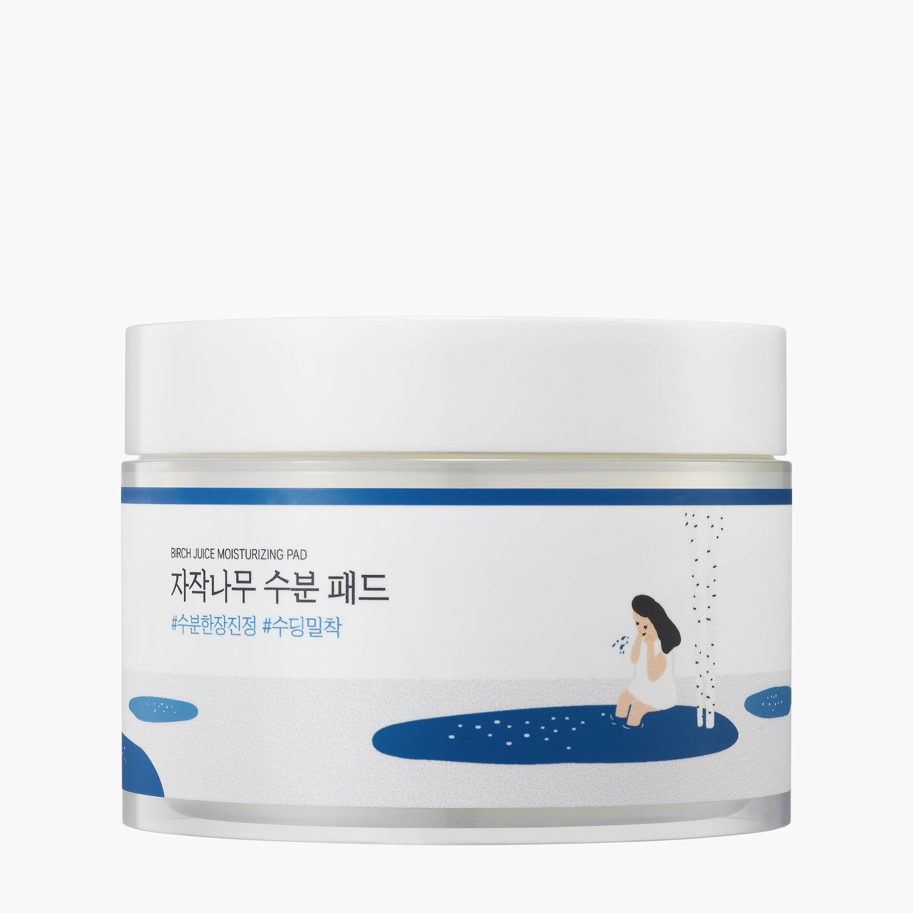 Пэды успокаивающие с берёзовым соком | Round Lab Birch Juice Moisturizing PAD 80ea