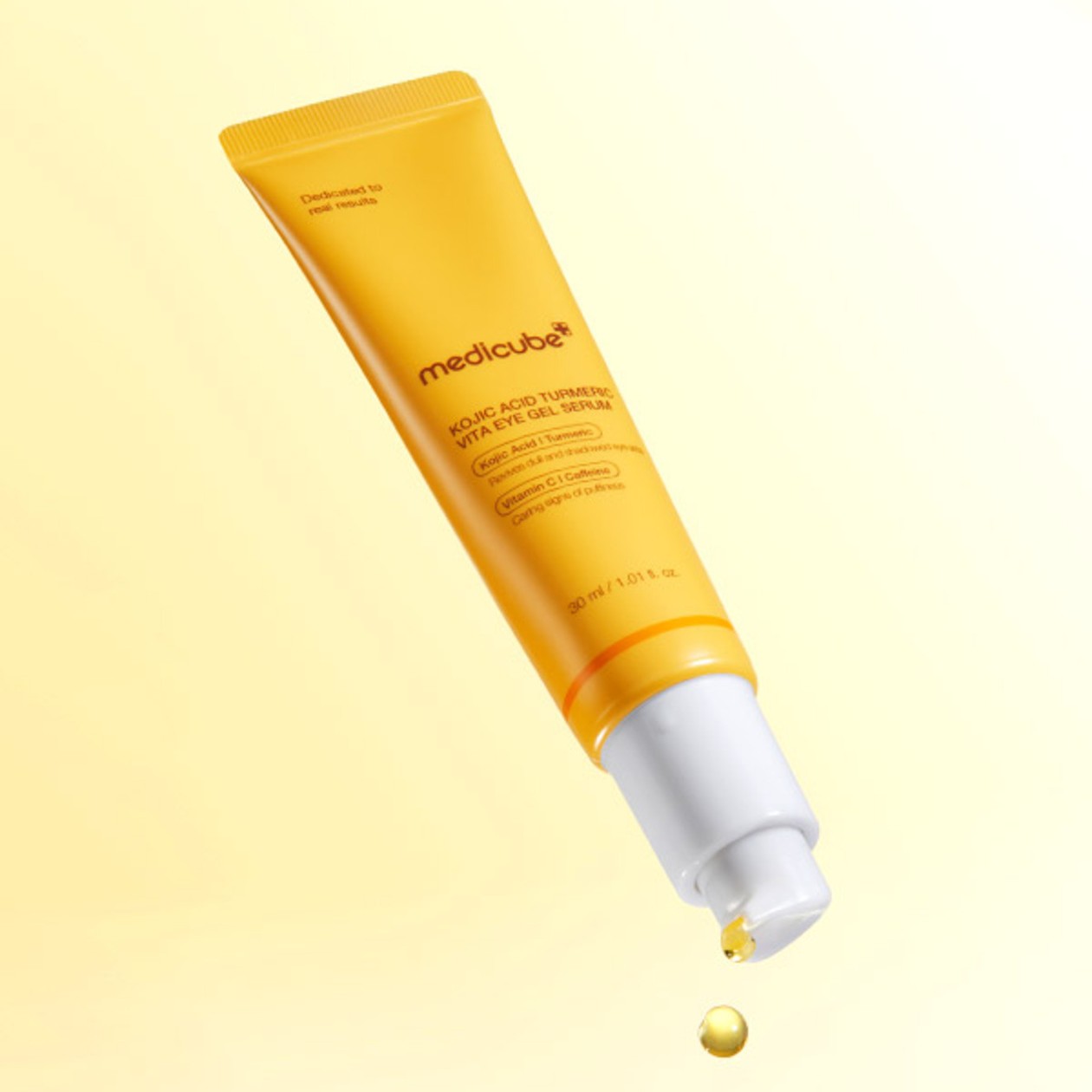 Гель-сыворотка для глаз с койевой кислотой 30м| Medicube Kojic Acid Turmeric Vita Eye Gel Serum 30ml