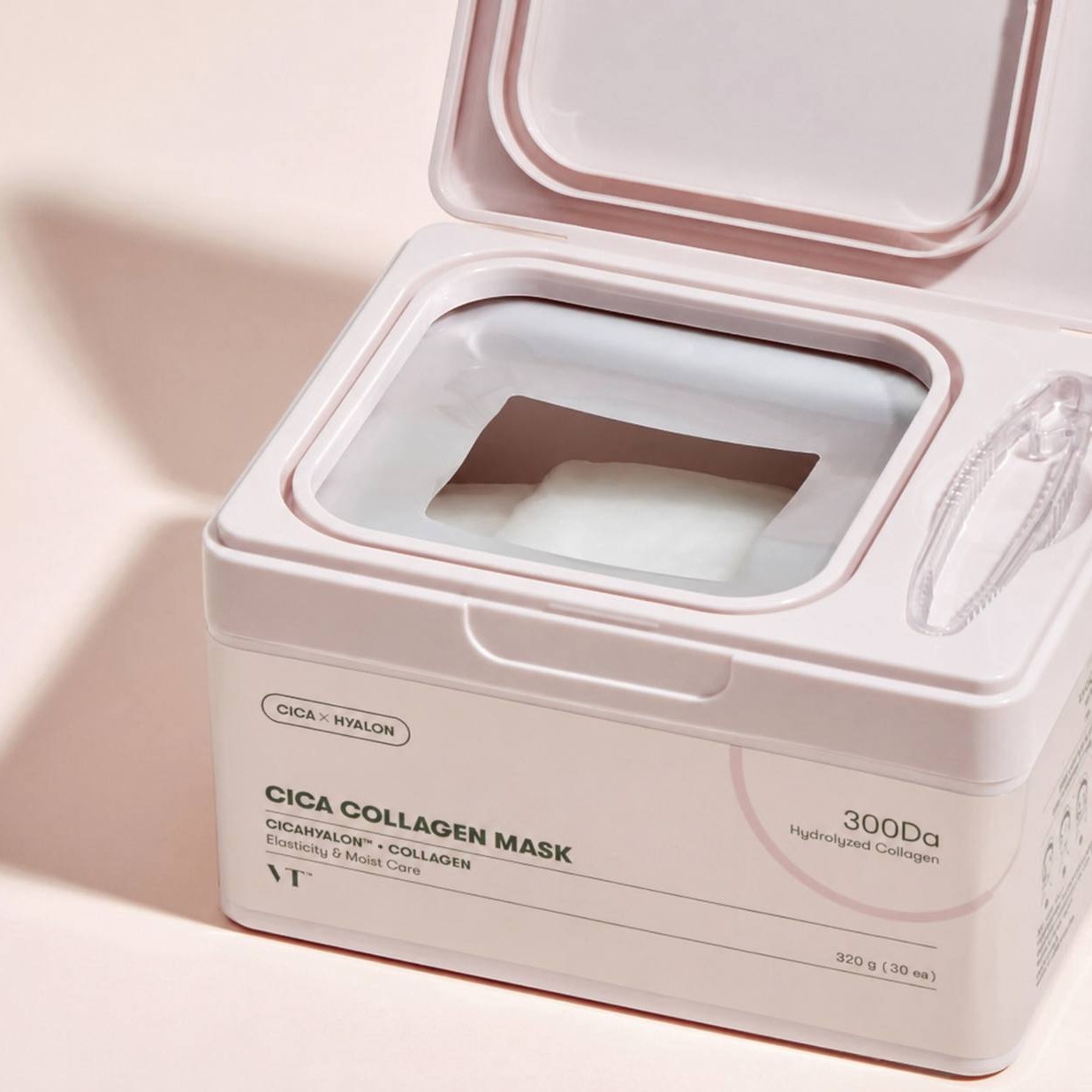 Набор тканевых масок с коллагеном | VT Cosmetics Cica Collagen Mask 320g (30ea)