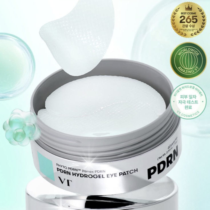 Патчи гидрогелевые с ПДРН 60шт | VT Cosmetics PDRN Hydrogel Eye Patch 72g (60ea)