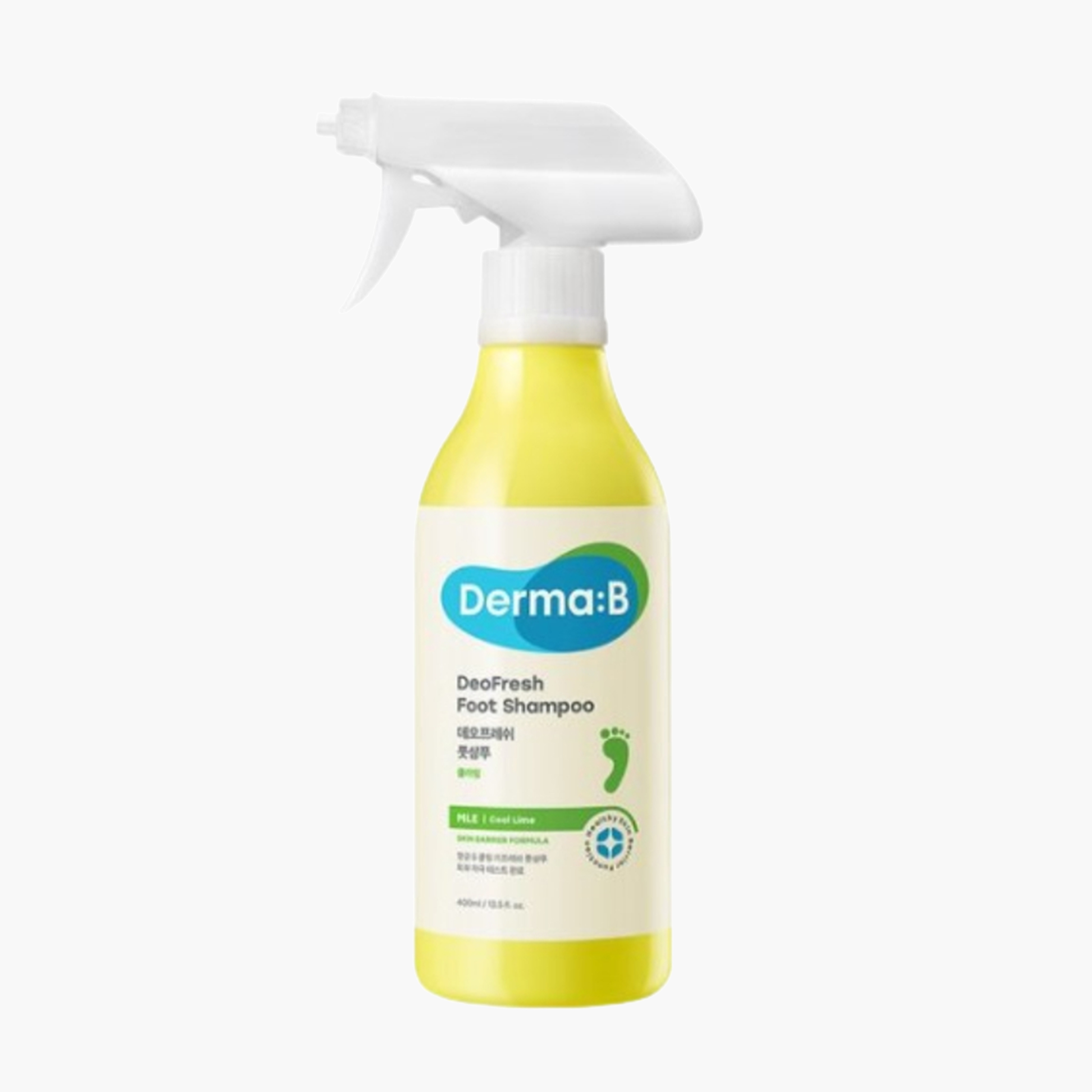 Пенка-спрей для ног | Derma:B DeoFresh Foot Shampoo Cool Lime 400ml