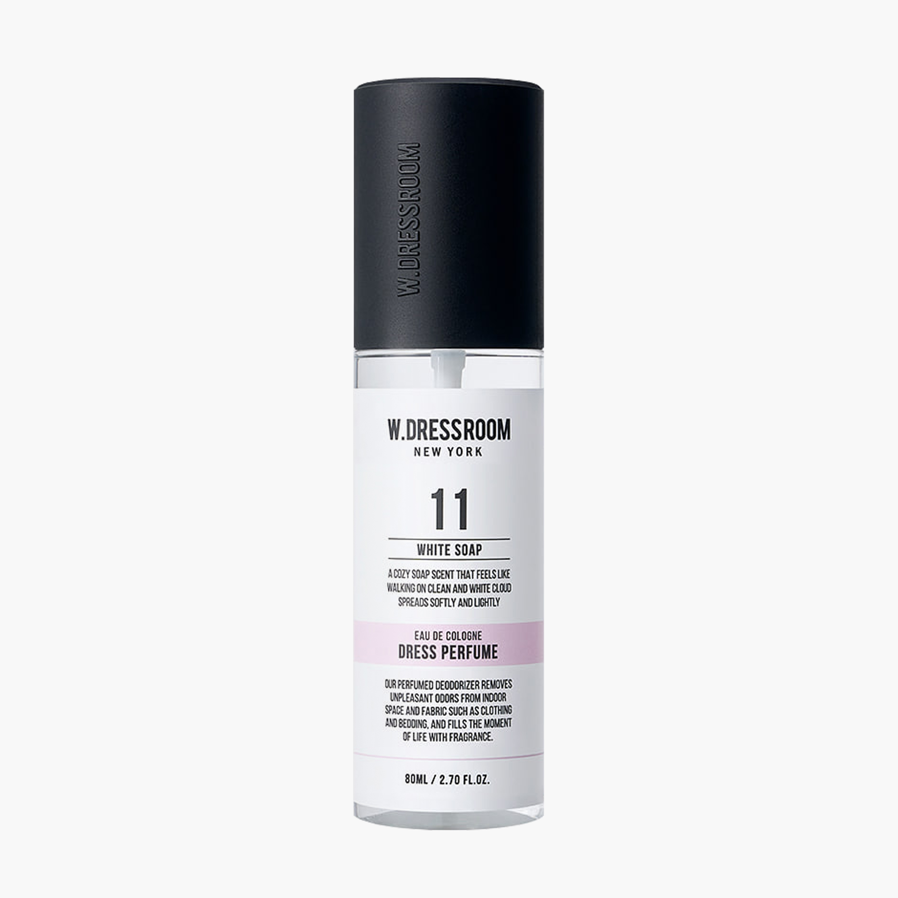 Спрей парфюмированный № 11 | W.Dressroom Dress & Living Clear Perfume № 11 White Soap 80ml