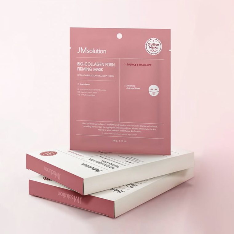 Маска гидрогелевая с коллагеном и ПДРН | JMSolution Bio-Collagen PDRN Firming Mask 34g