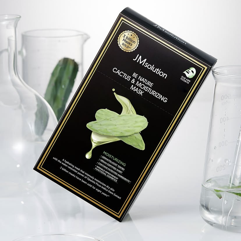 Маска тканевая с экстрактом кактуса | JMsolution Be Nature Cactus & Moisturizing Mask 24ml