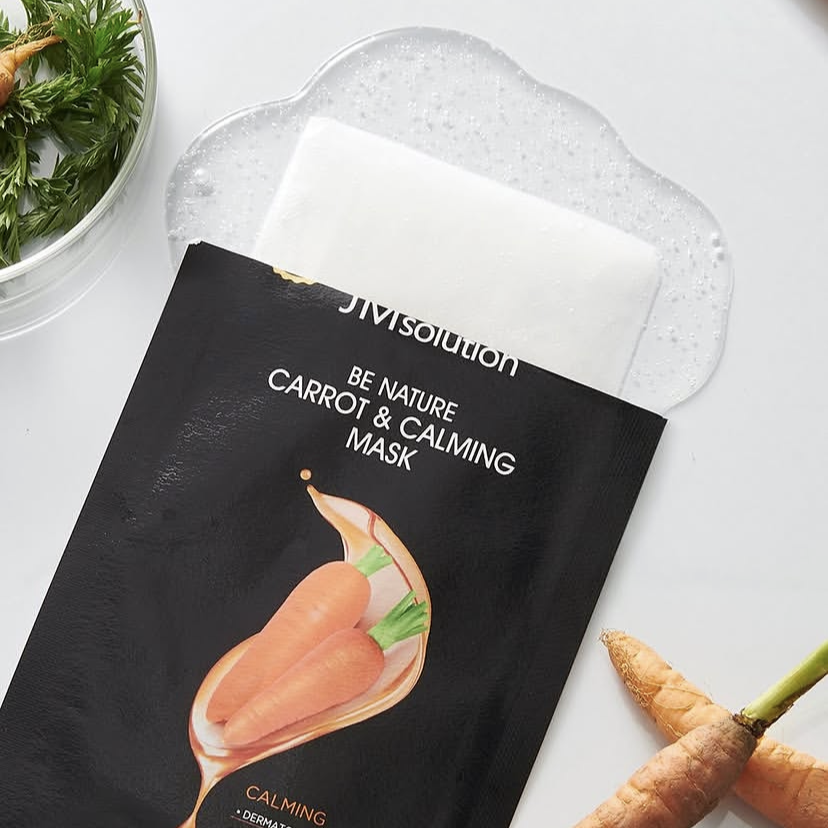 Маска тканевая успокаивающая с экстрактом моркови | JMsolution Be Nature Carrot & Calming Mask 24ml