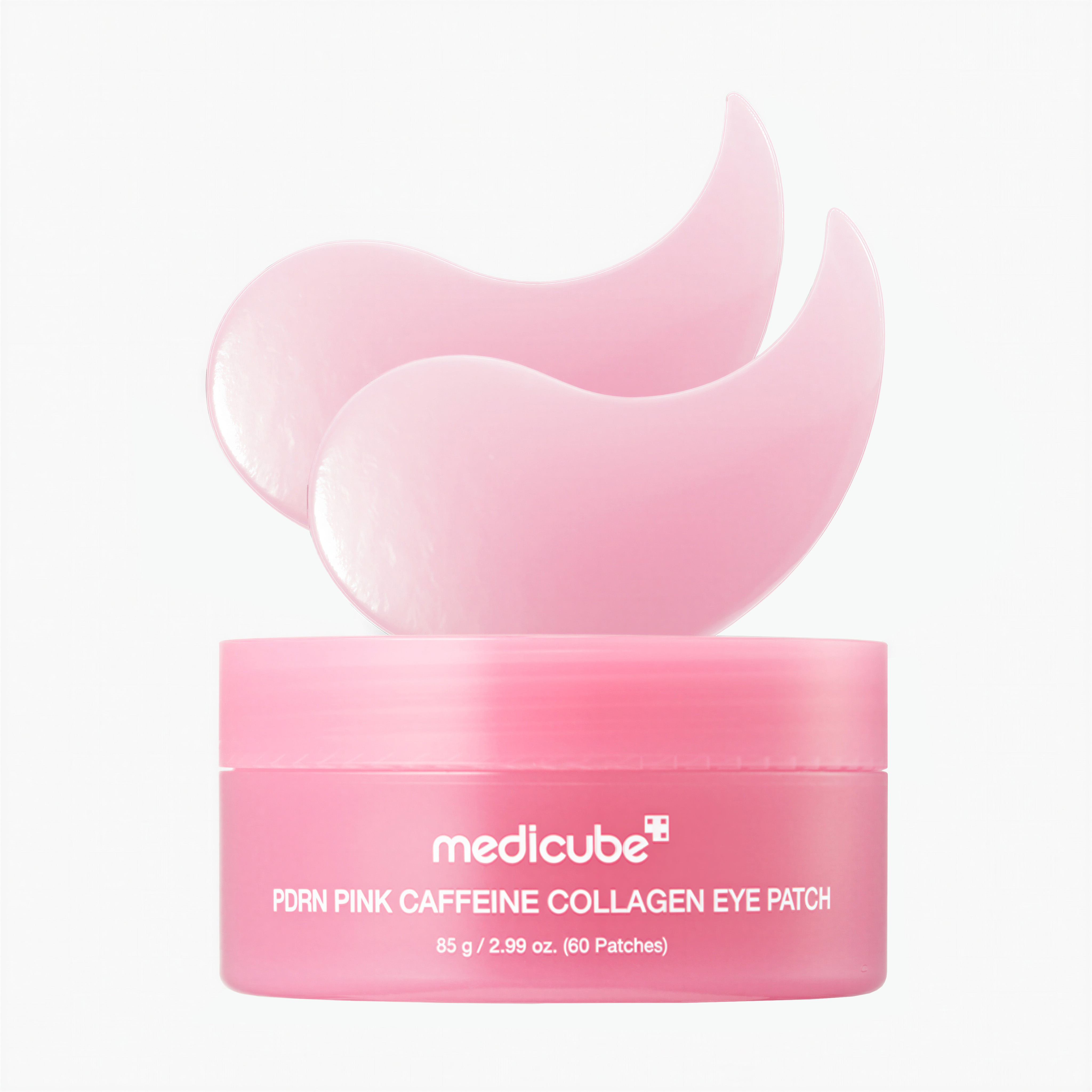 Патчи гидрогелевые с PDRN и коллагеном | Medicube PDRN Pink Caffeine Collagen Eye Patch 85g (60ea)
