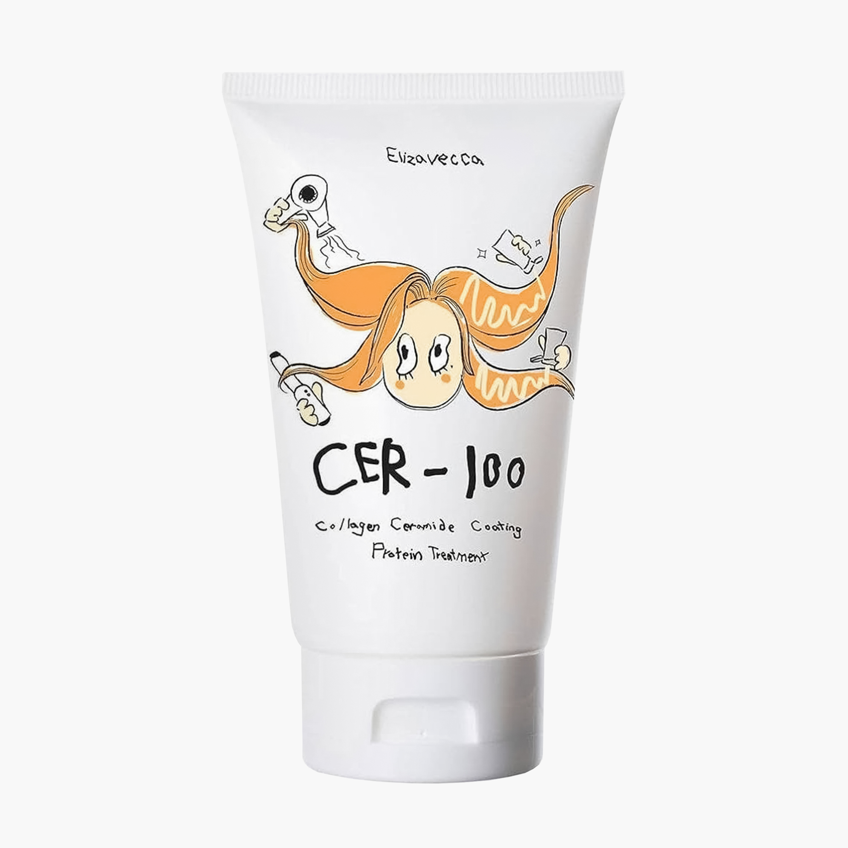 Маска для волос | Elizavecca Milky Piggy Collagen Ceramide Coating Protein Treatment(CER-100) 100ml