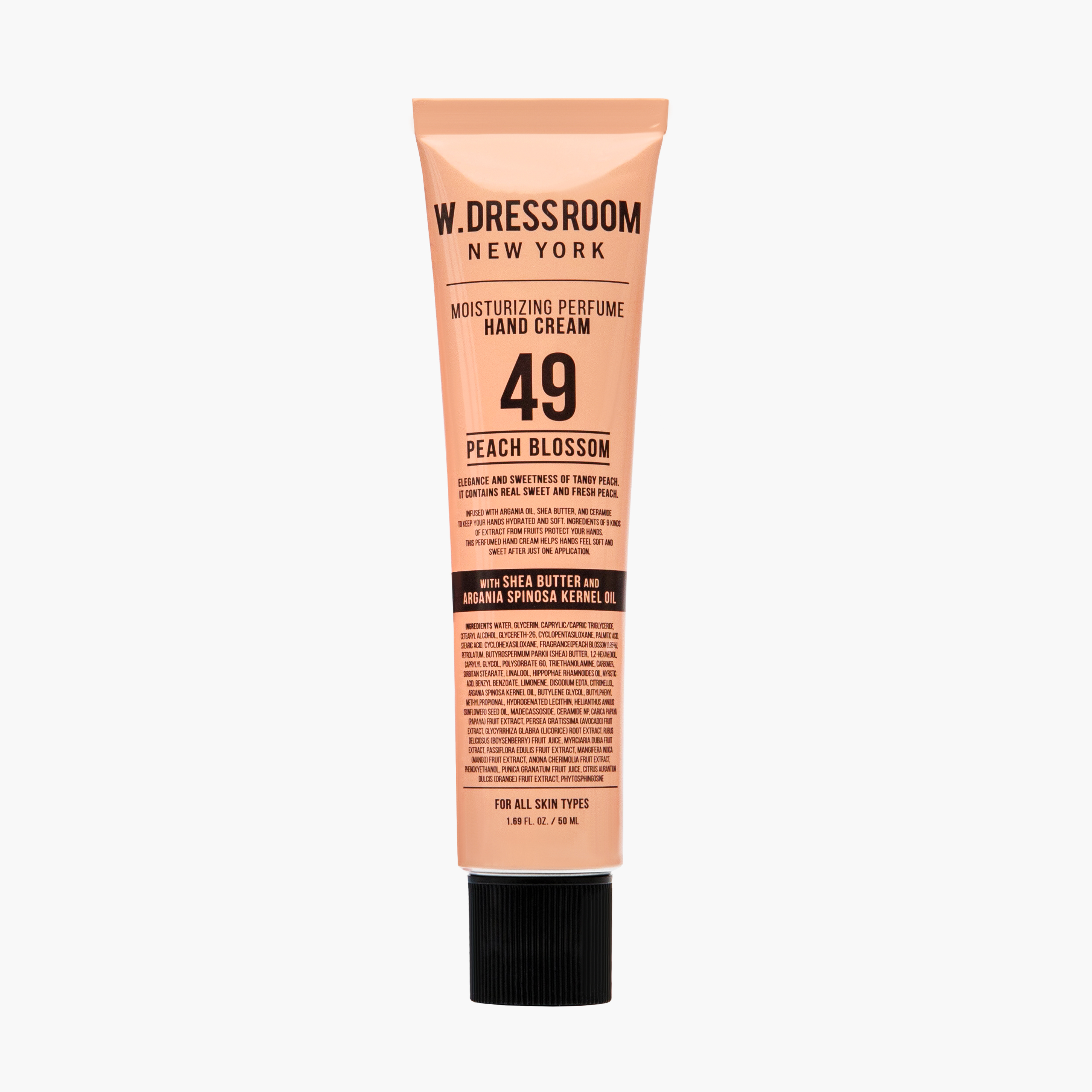 Крем для рук № 49 с запахом персика | W.Dressroom Moisturizing Perfume Hand Cream№ 49 Peach Blossom