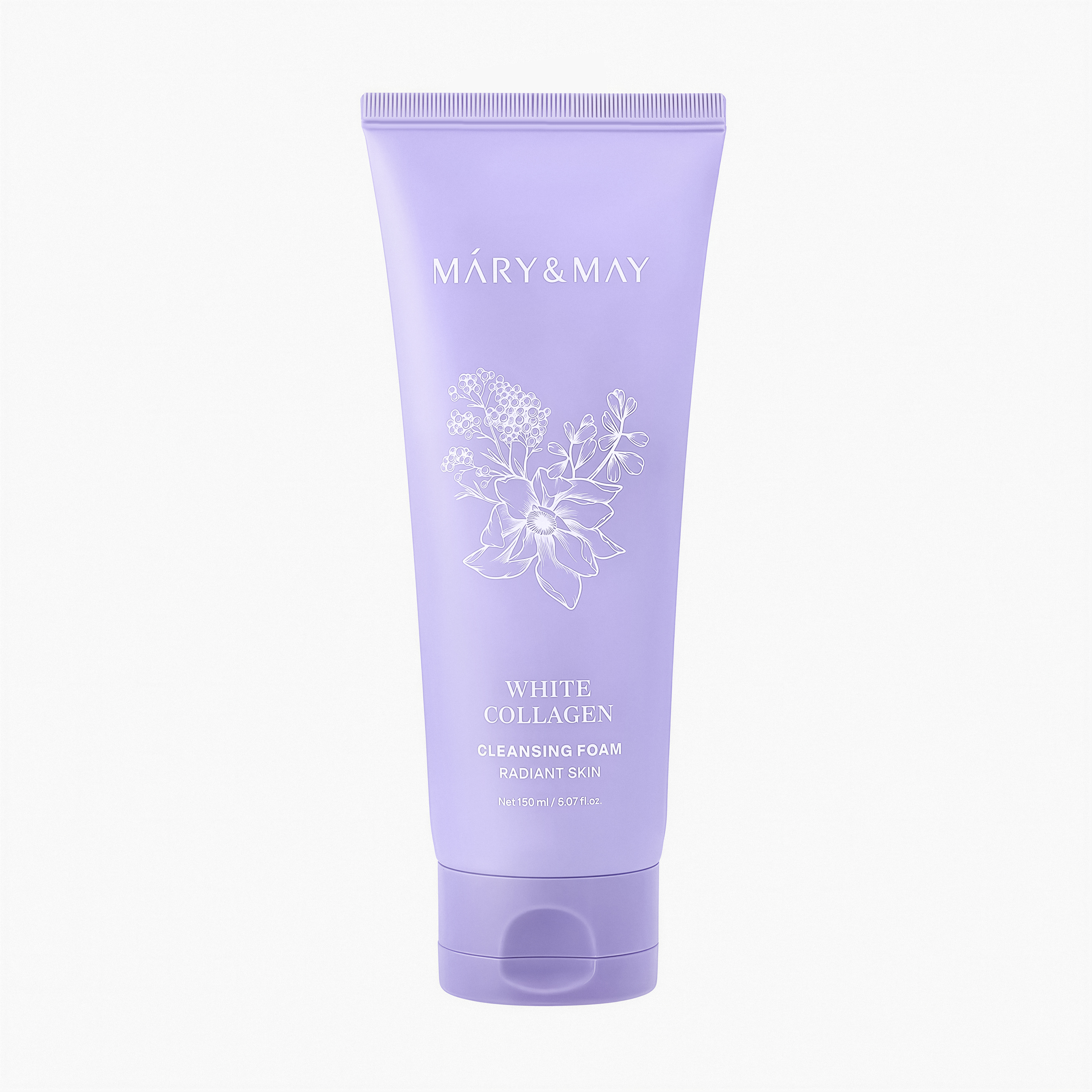 Пенка для умывания очищающая с белым коллагеном | Mary&May White Collagen Cleansing Foam 150ml