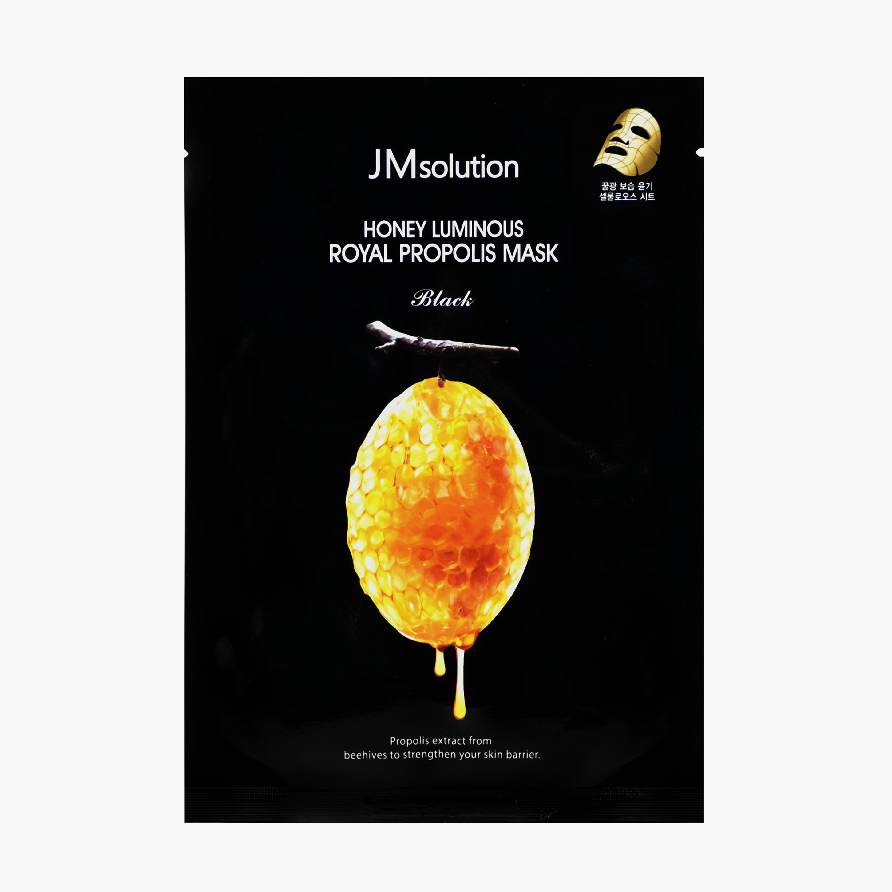 Маска тканевая восстанавливающая с прополисом | JMsolution Honey Luminous Royal Propolis Mask 30ml