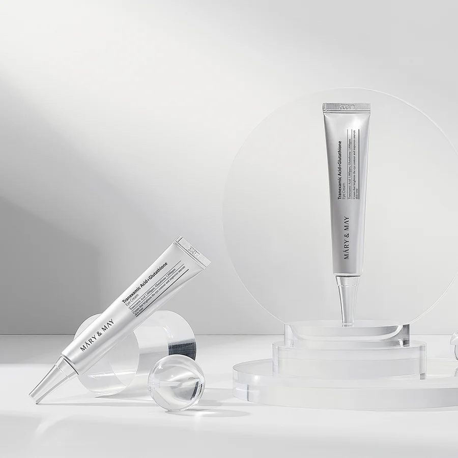 Крем для кожи вокруг глаз осветляющий | Mary&May Tranexamic Acid + Glutathion Eye Cream 30мл