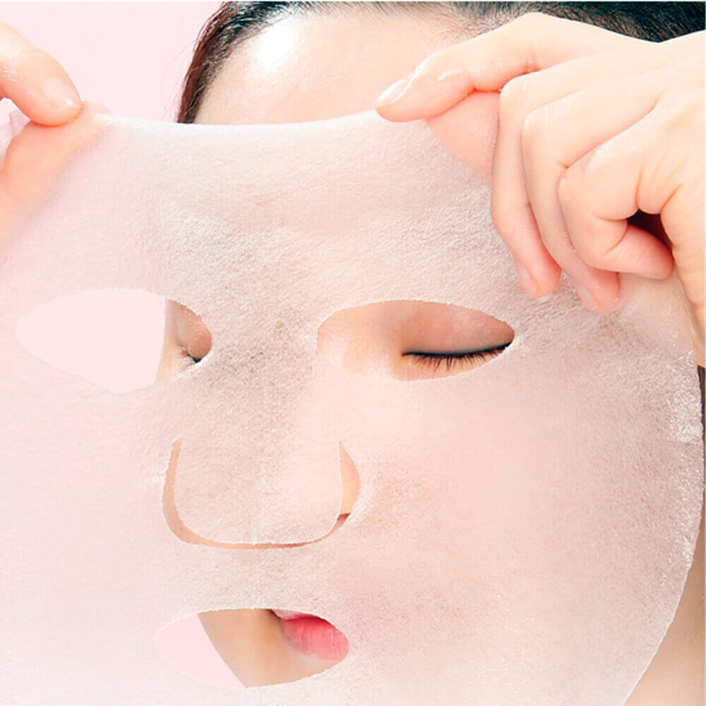 Маска тканевая увлажняющая с коллагеном для упругости кожи | JMsolution Pure Collagen Pink Mask Firm
