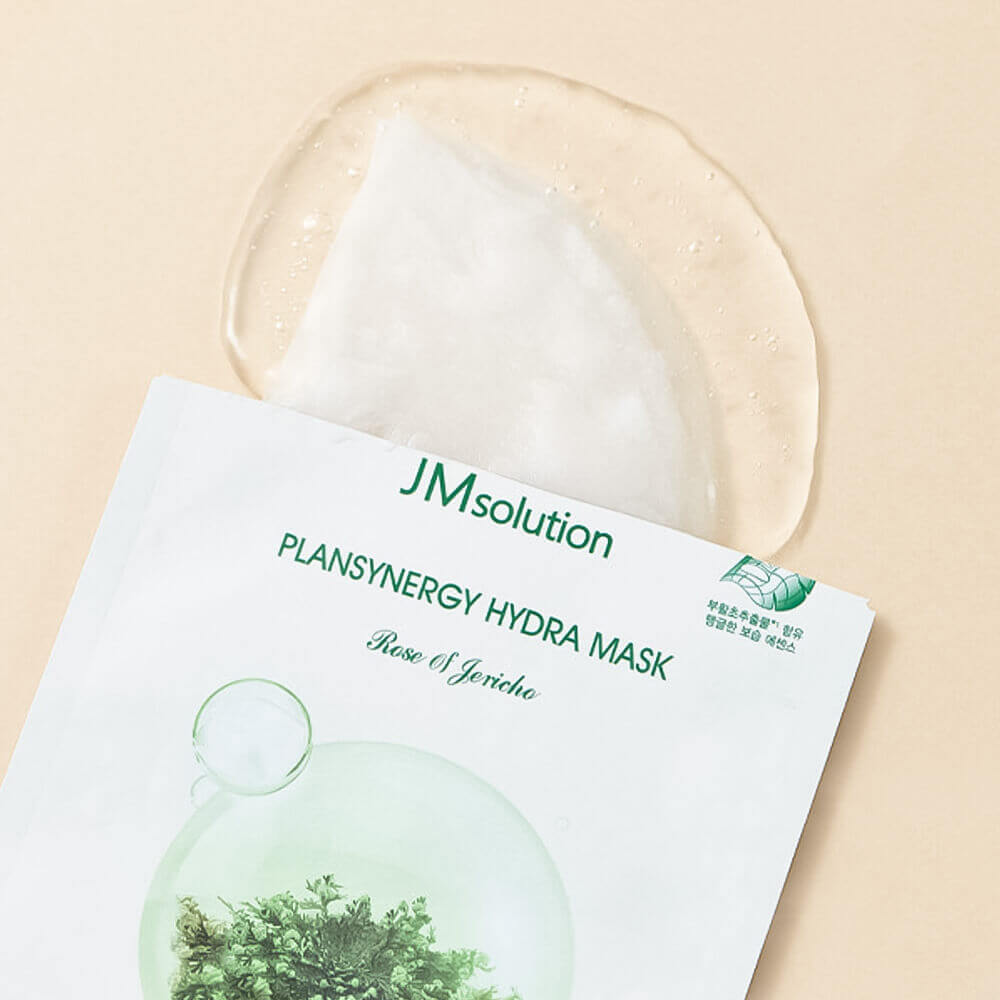 Маска тканевая увлажняющая с розой Иерихона | JMsolution Plansynergy Hydra Mask Rose of Jericho 30ml