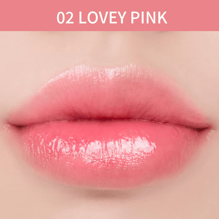 Бальзам для губ оттеночный | Rom&nd Glasting Melting Balm 02 Lovey Pink 3,5g