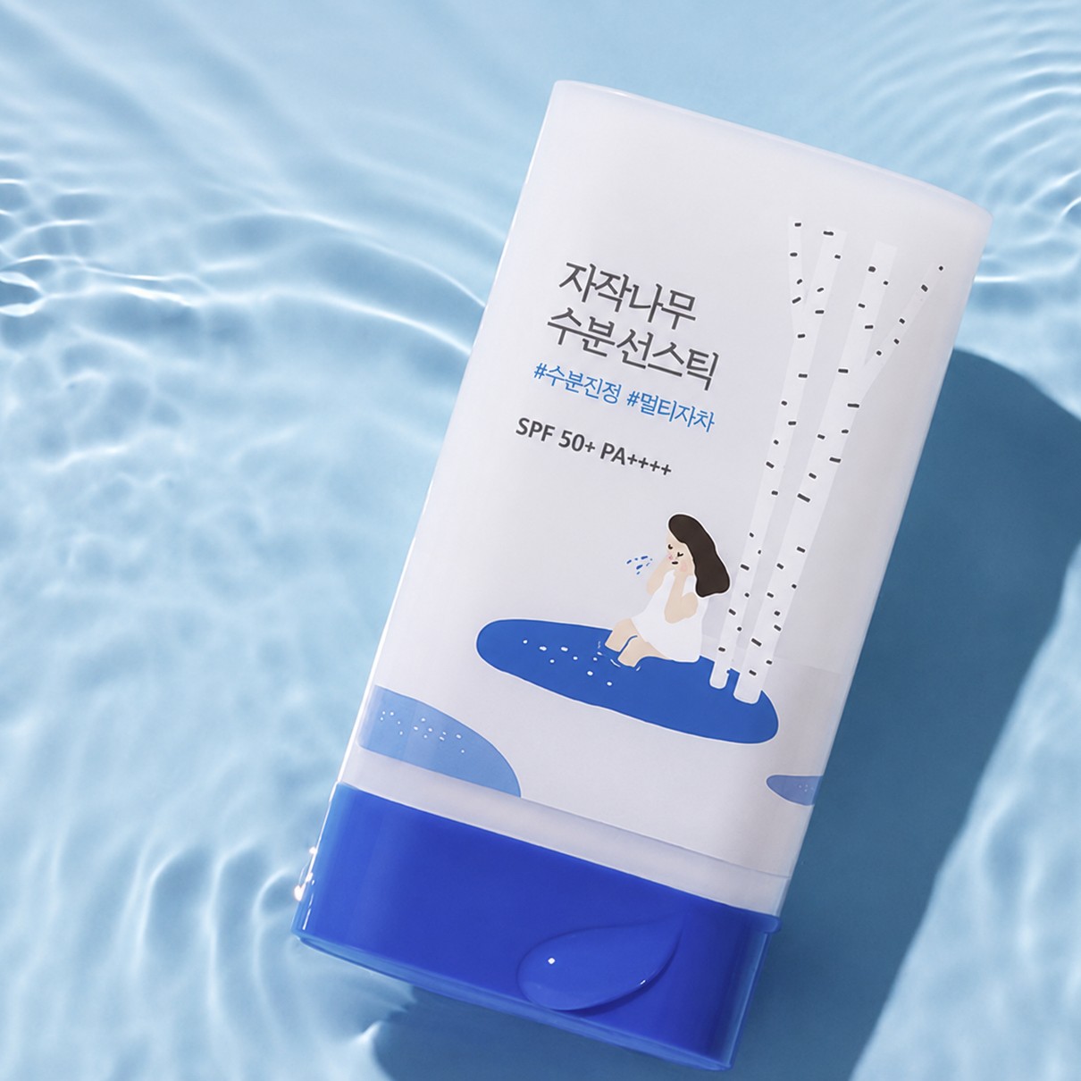 Стик cолнцезащитный с березовым соком | Round Lab Birch Juice Moisturizing Sun Stick SPF 50+PA++++