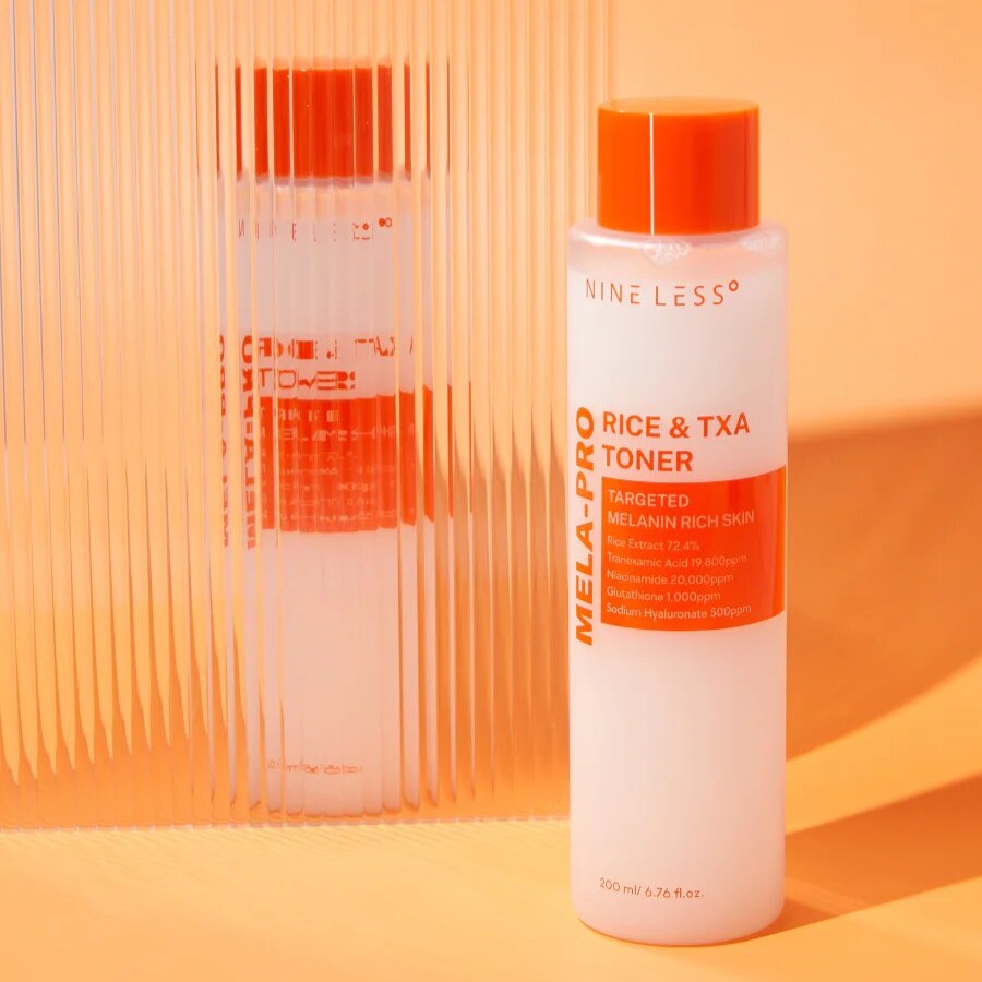 Тонер для лица с экстрактом риса и транексамовой кислотой | NINE LESS Mela-pro Rice&TXA Toner 200ml