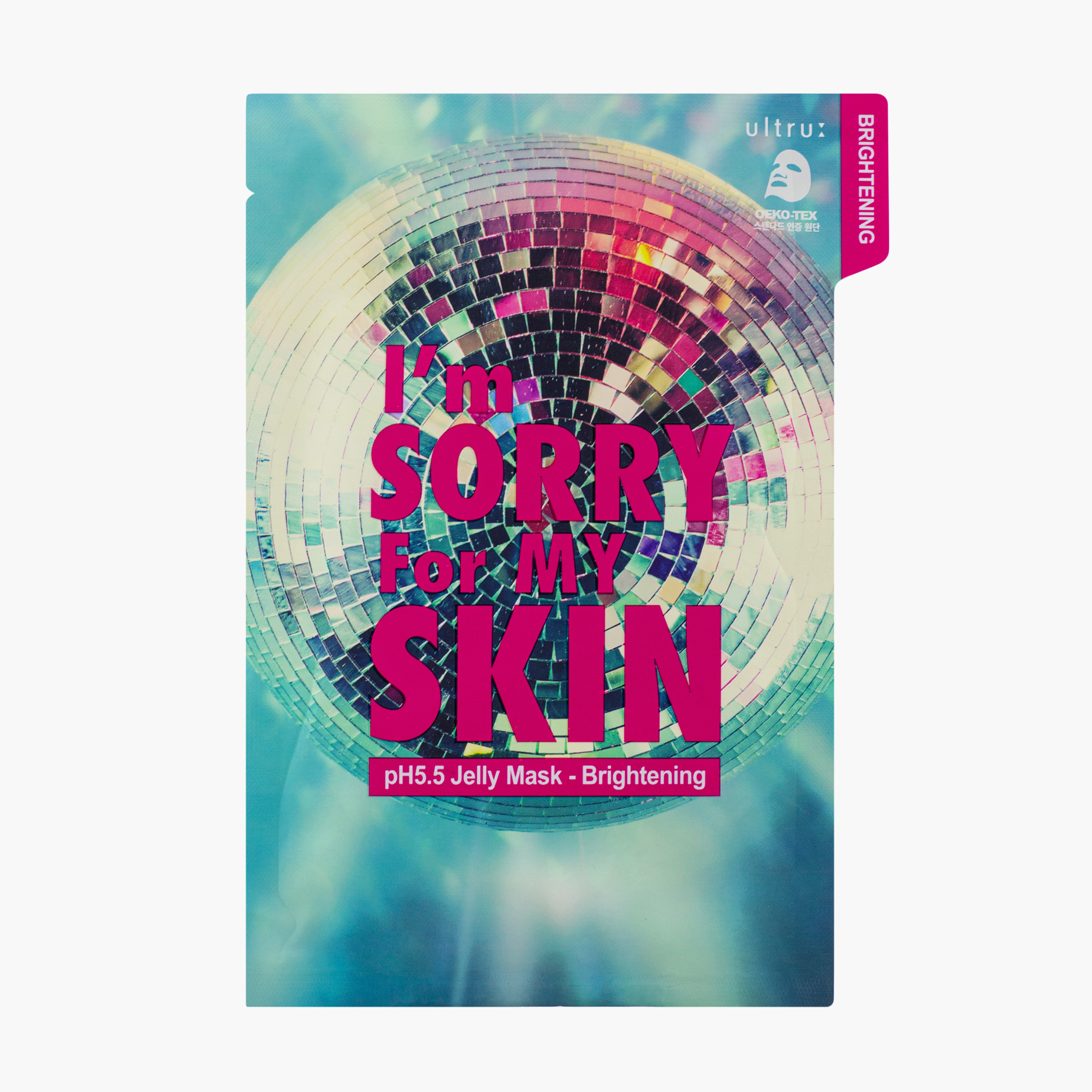 Маска тканевая для сияния кожи (диско) | Ultru I'm sorry for my Skin pH5.5 Jelly Mask-Brightening 33