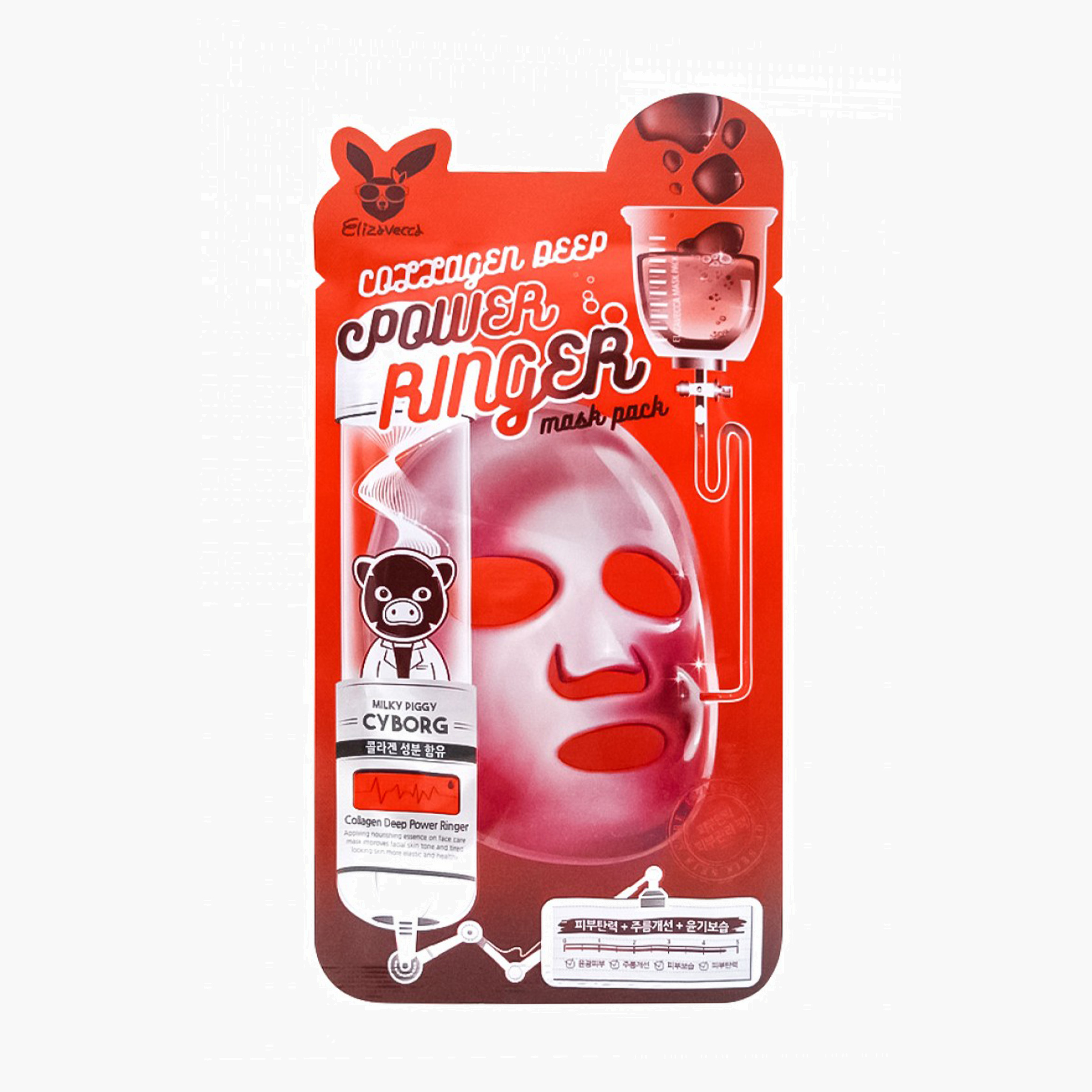 Маска тканевая с коллагеном | Elizavecca Collagen Deep Power Mask Pack 23ml