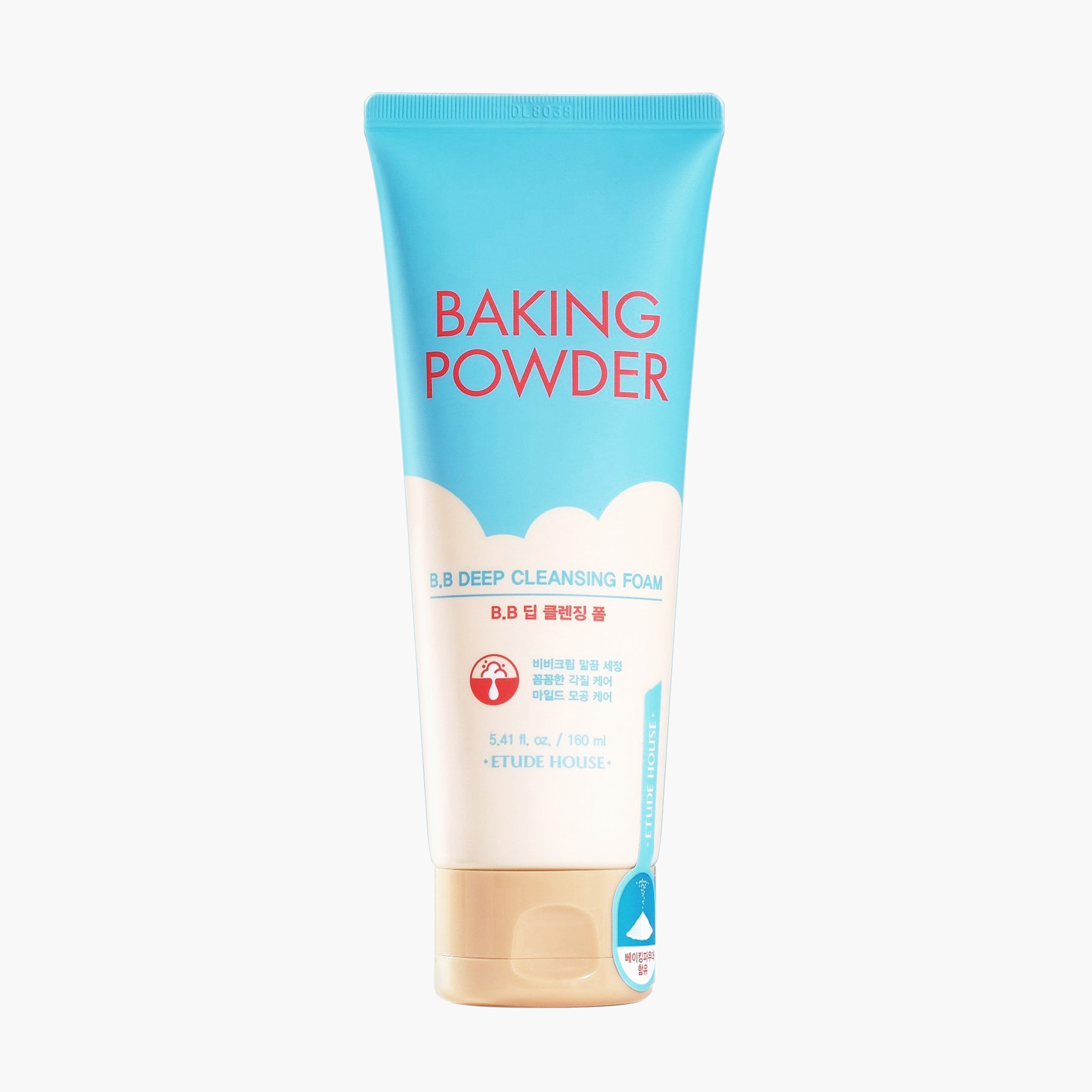 Пенка для глубокого очищения и удаления ВВ крема с содой | Etude House Baking Powder BB