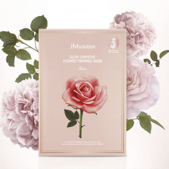Маска тканевая с экстрактом дамасской розы | JMSolution Glow Luminous Flower Firming Mask Rose 30ml