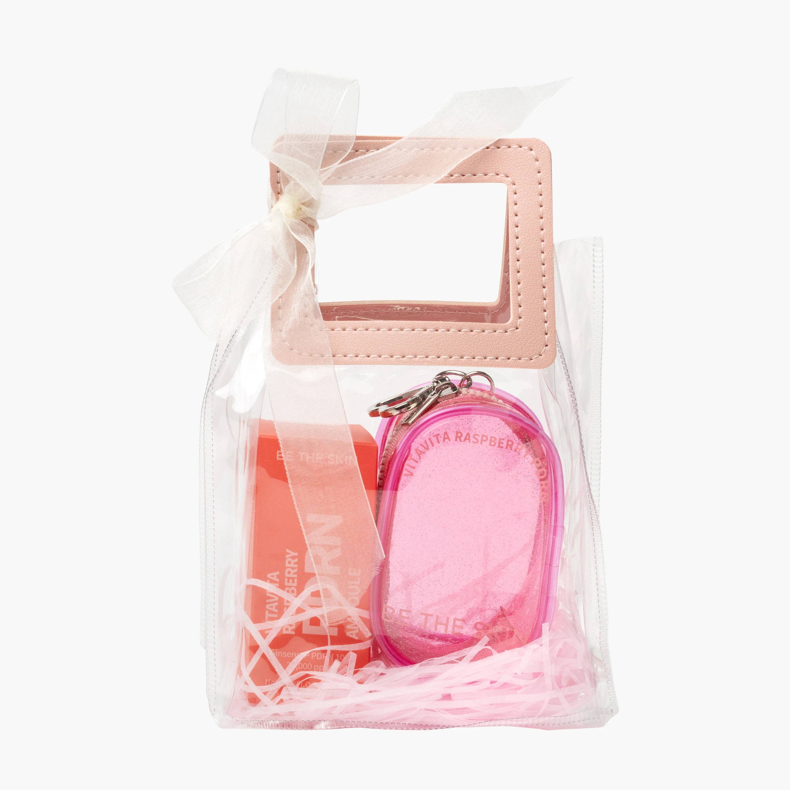 Косметичка с сывороткой | Be The Skin Vitavita Raspberry PDRN Ampoule Bag