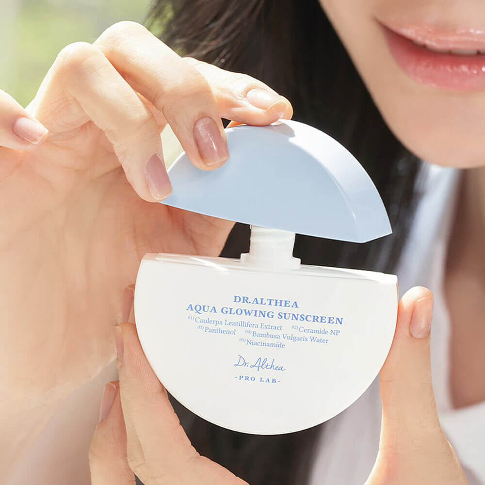 Крем солнцезащитный увлажняющий с эффектом сияния | Dr.Althea Aqua Glowing Sunscreen 45ml