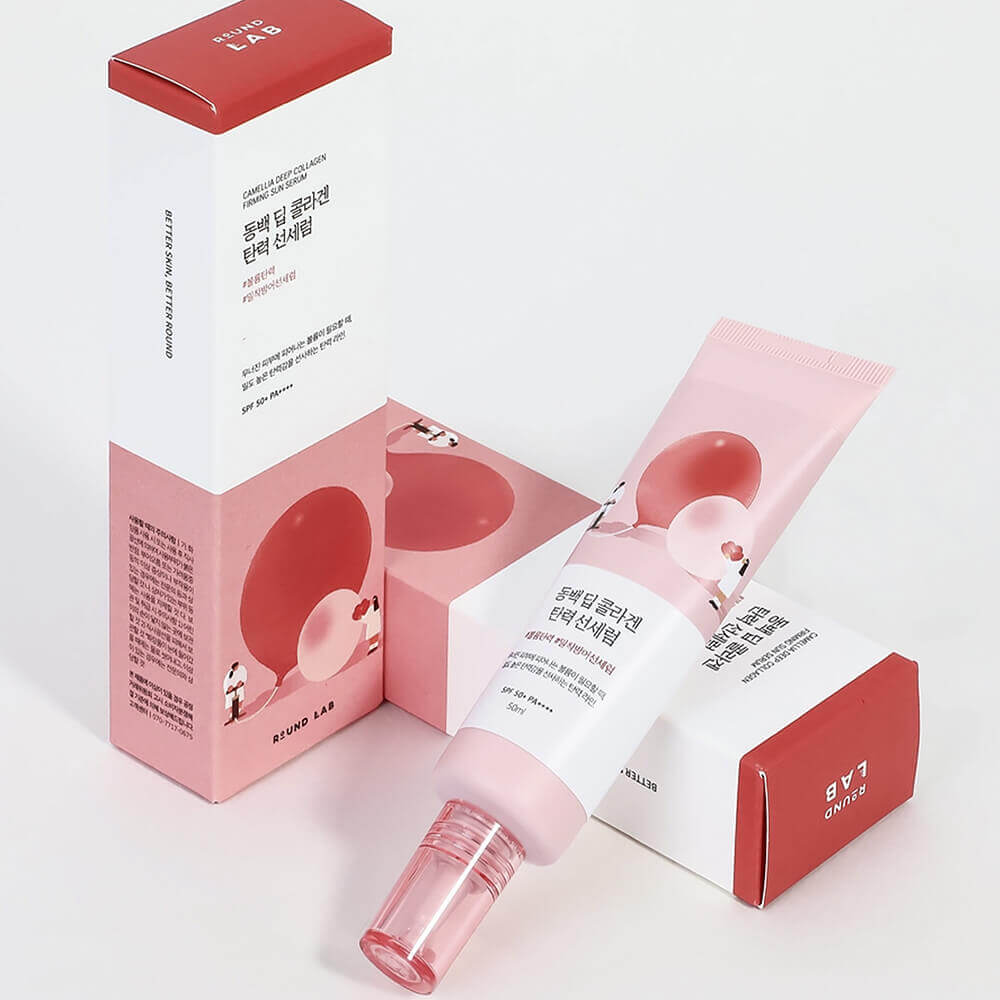Сыворотка солнцезащитная | Round Lab Camellia Deep Collagen Firming Sun Serum SPF50+ PA++++ 50ml