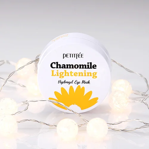 Патчи против темных кругов с экстрактом ромашки | Petitfee Chamomile Lightening Hydrogel Eye Mask 60 еа - фото 6