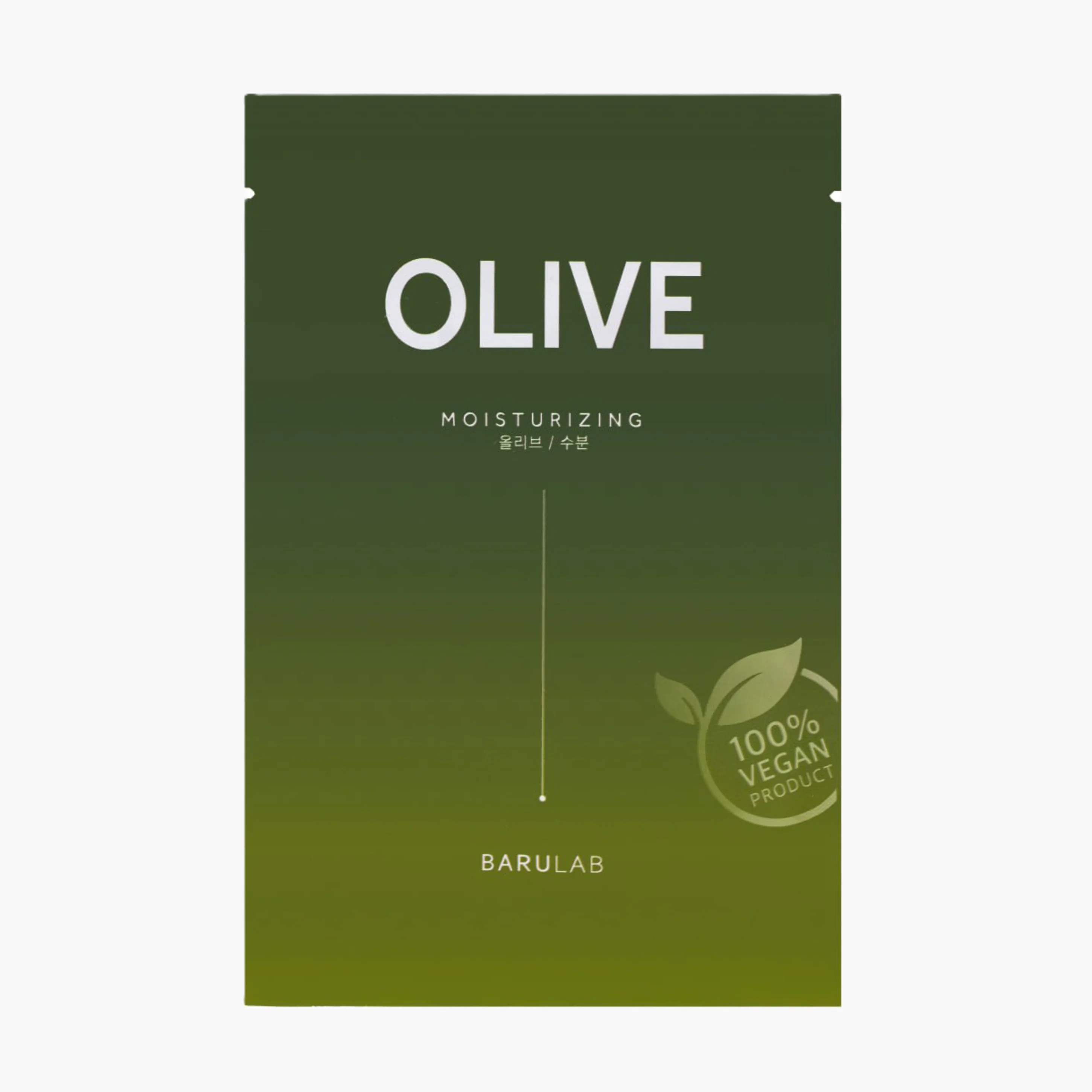 Маска тканевая веганская увлажняющая с экстрактом оливок | Barulab The Clean Vegan Olive Mask  23g