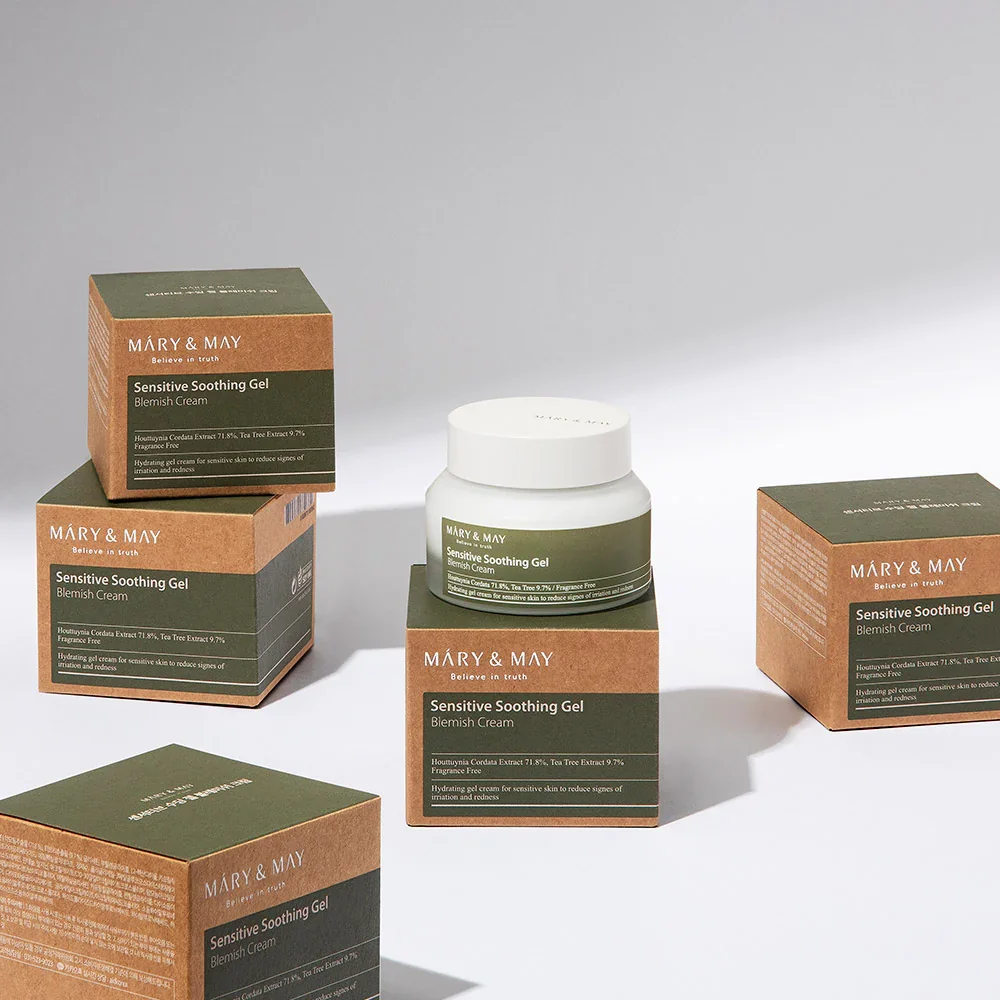 Гель-крем успокаивающий | Mary&May Sensitive Soothing Gel Blemish Cream 70g