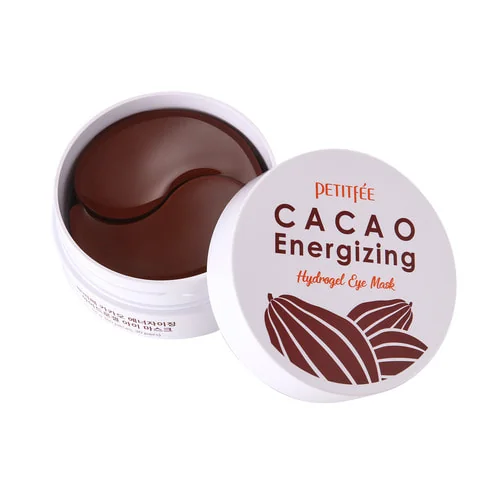 Патчи гидрогелевые тонизирующие с какао | Petitfee Cacao Energizing Hydrogel Eye Mask 84g