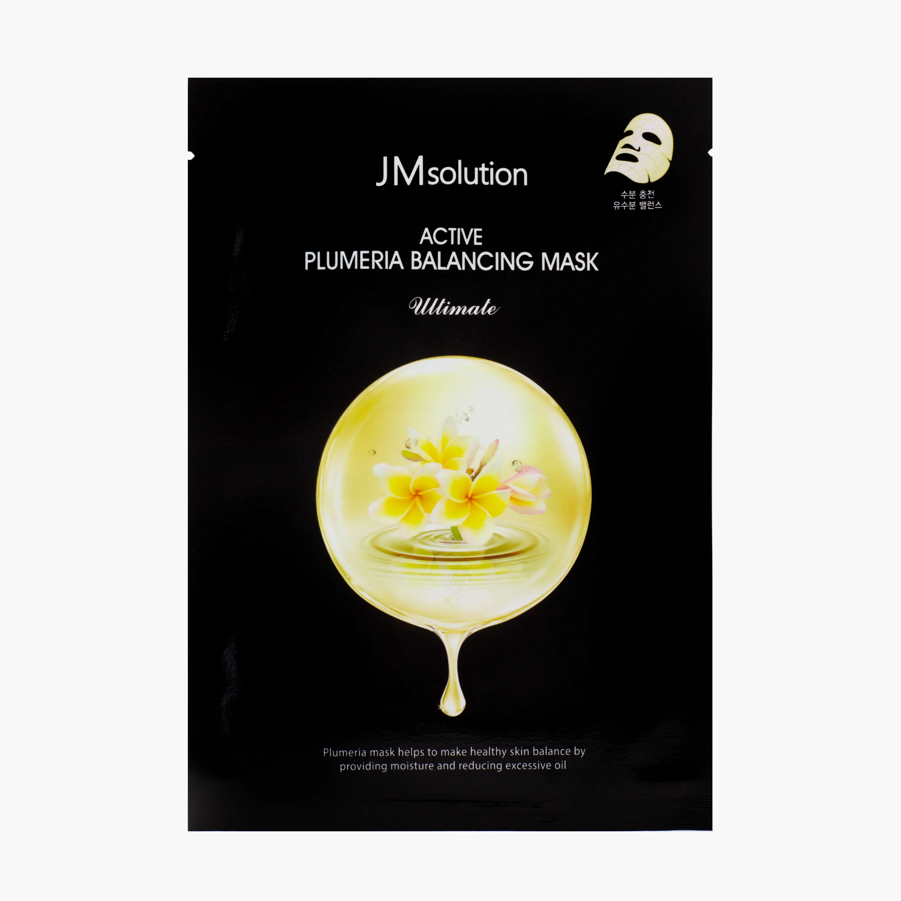 Маска ультратонкая питательная с экстрактом плюмерии | JMsolution Active Plumeria Balancing Mask 30m