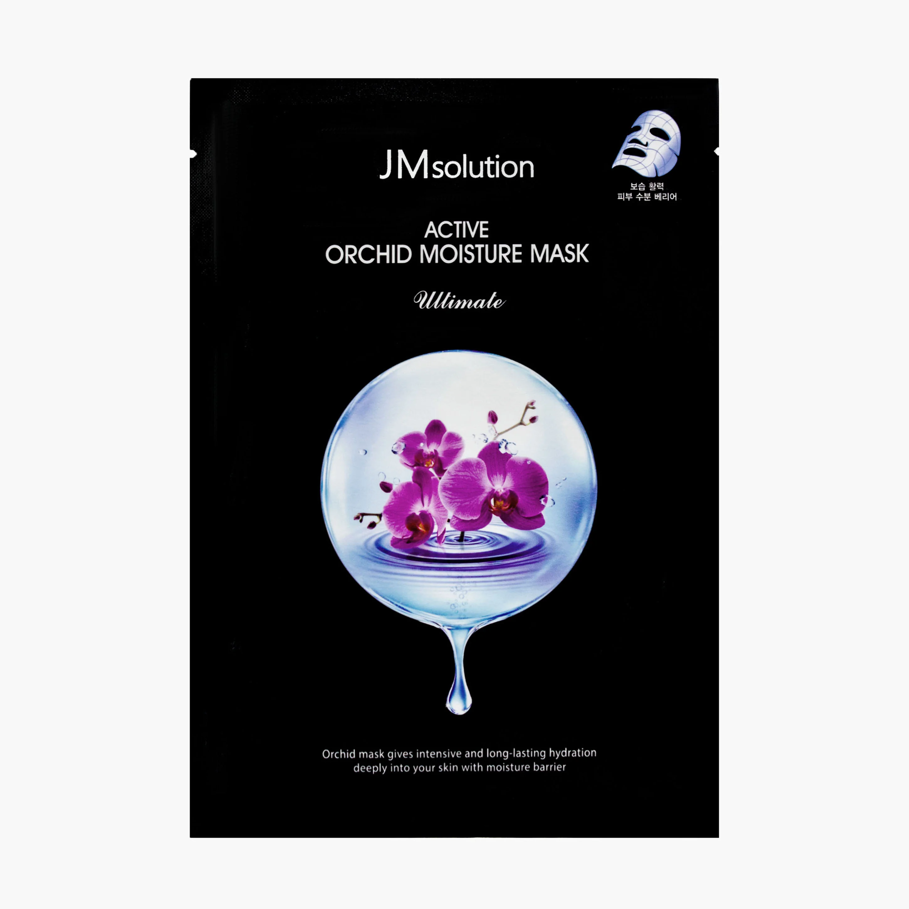 Маска тканевая увлажняющая с экстрактом орхидеи | JMsolution Active Orchid Moisture Mask Ultimate 30
