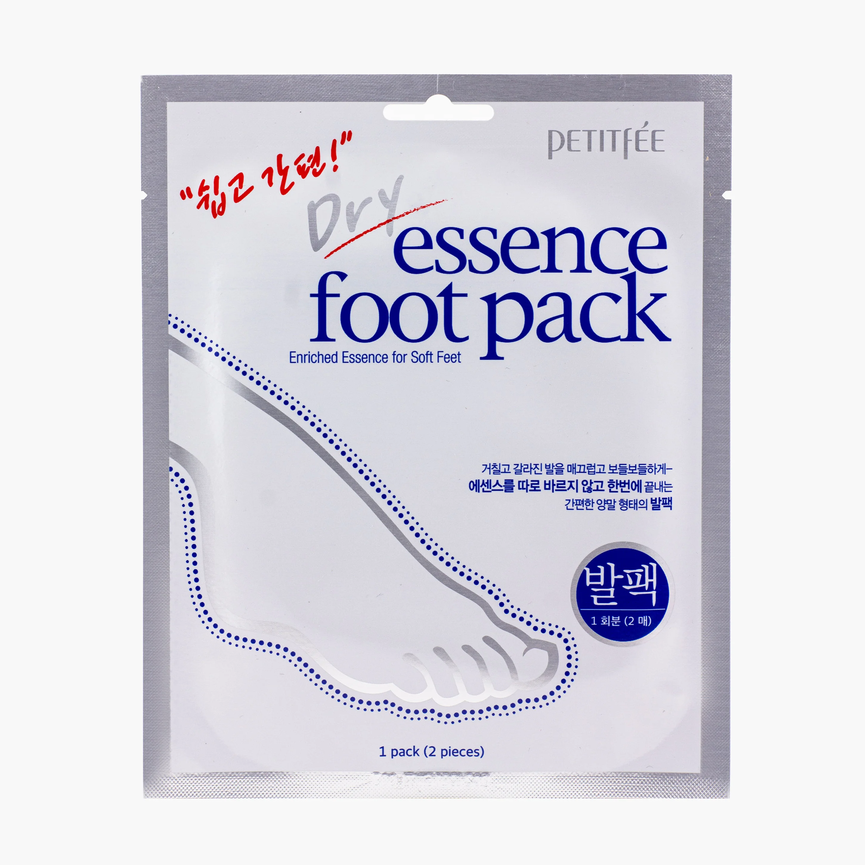 Маска-носочки для ног | Petitfee Dry Essence Foot Pack 16г