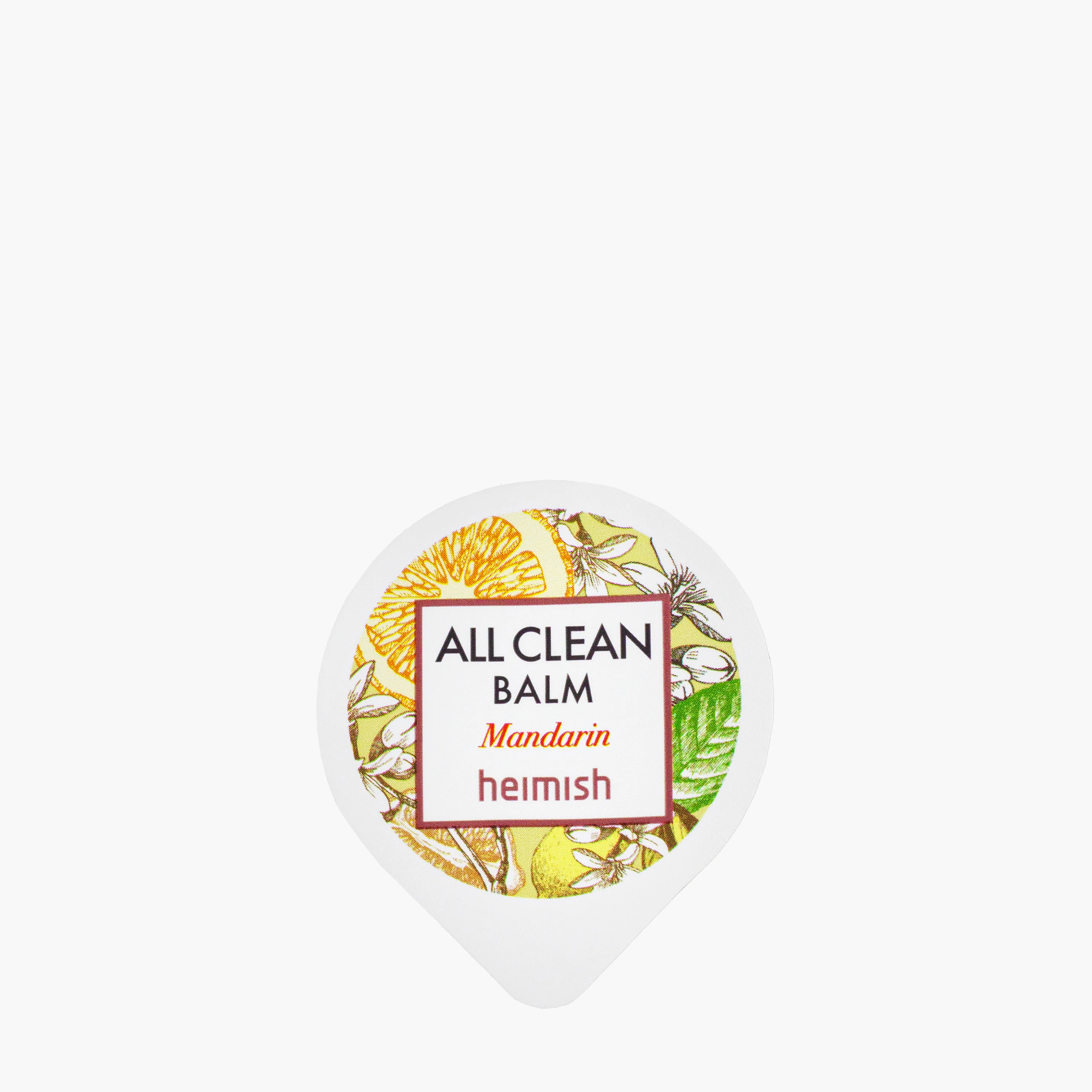 Бальзам очищающий для снятия макияжа с мандарином миниатюра | Heimish All Clean Balm Mandarin Bliste