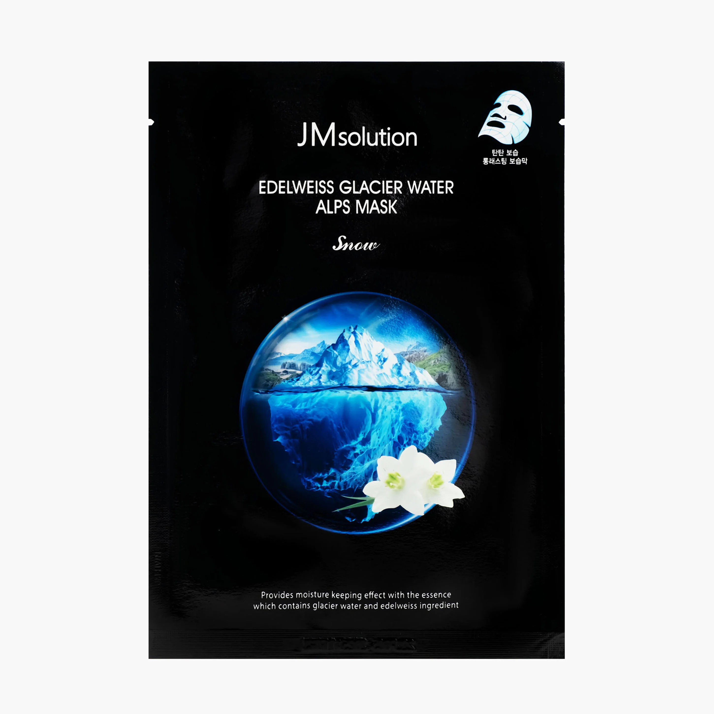 Маска с экстрактом эдельвейса и ледниковой водой | JMsolution Edelweiss Glacier Water Alps Mask Snow