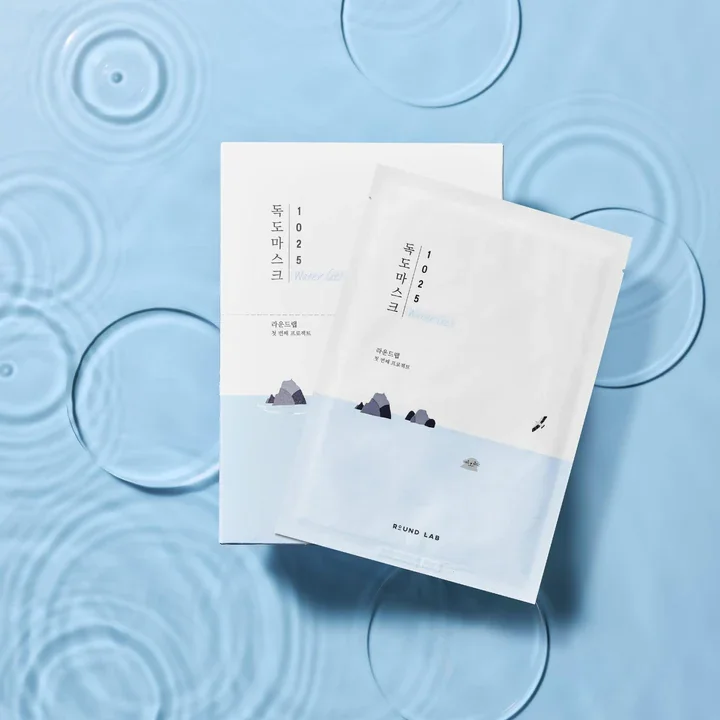 Маска тканевая для глубокого увлажнения | Round Lab 1025 Dokdo Warter Gel Mask Sheet 30ml
