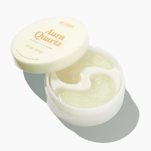 Патчи охлаждающие против морщин и отеков | Petitfee Aura Quartz Hydrogel Eye Mask - Pure Opal 40 еа - фото 4