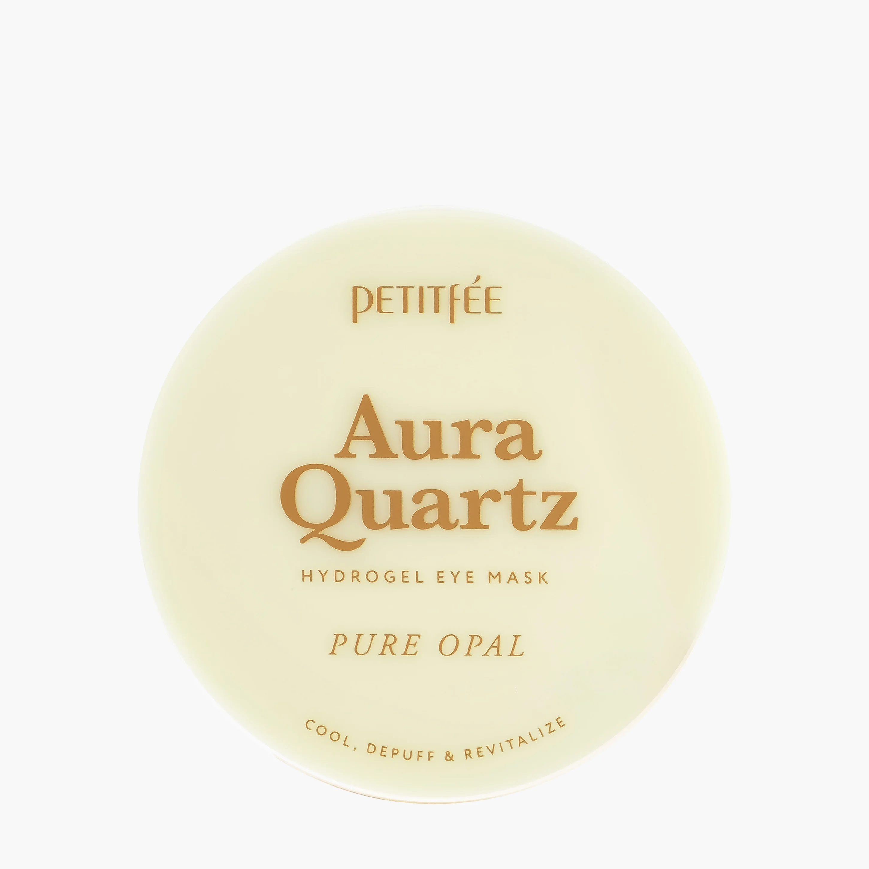 Патчи охлаждающие против морщин и отеков | Petitfee Aura Quartz Hydrogel Eye Mask - Pure Opal