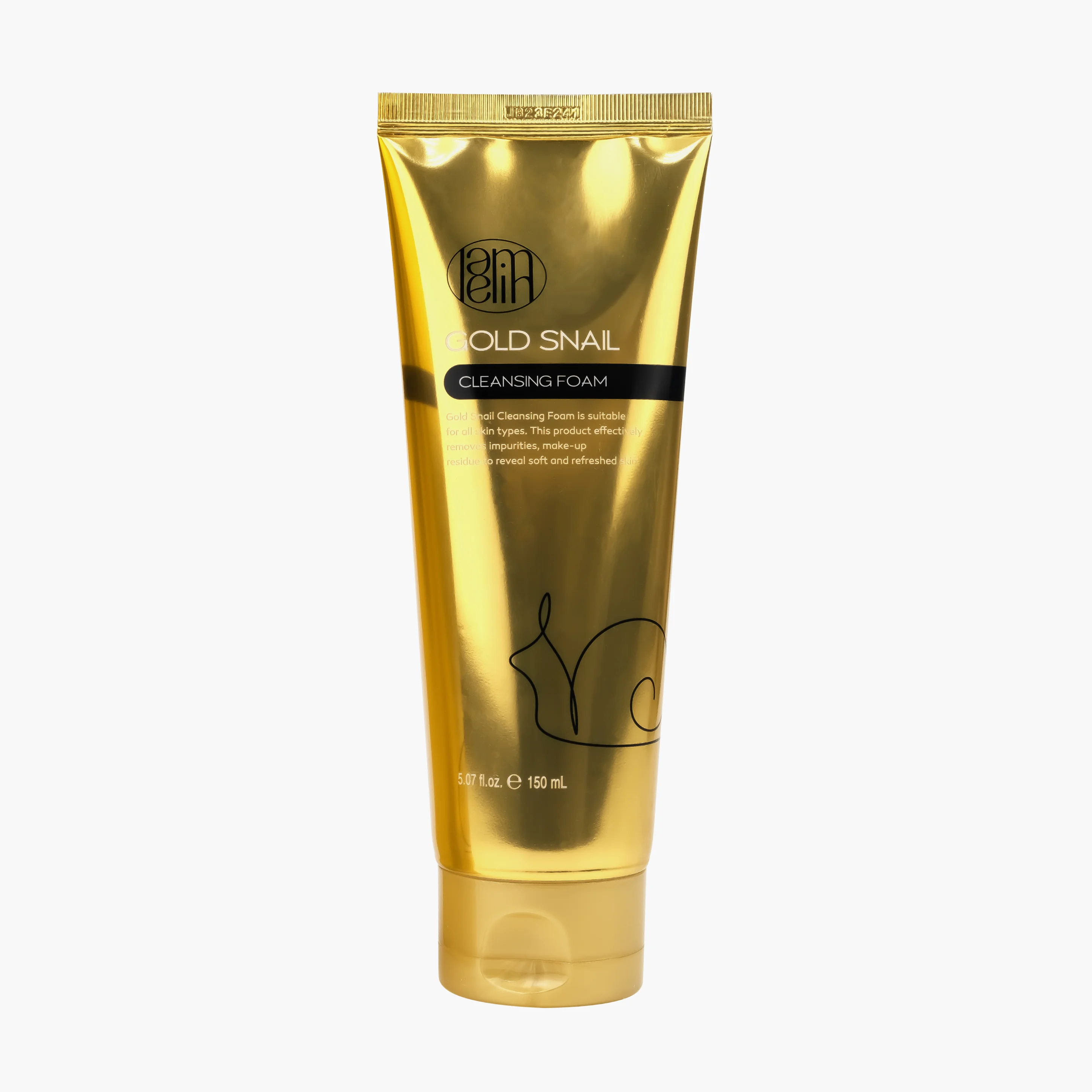 Пенка для умывания с муцином улитки и золотом | Lamelin Gold Snail Cleansing Foam 150ml